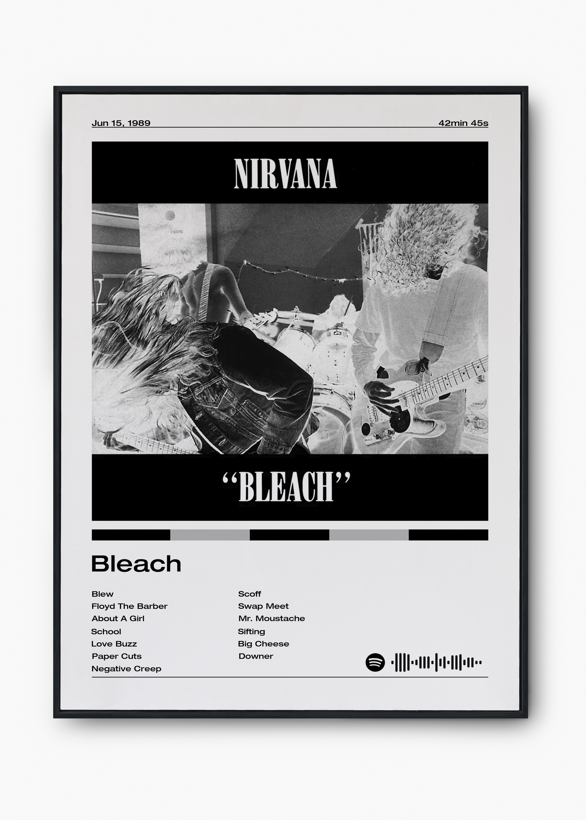 Quadro Nirvana Bleach - 1