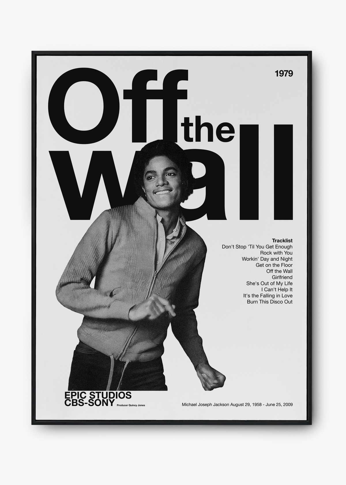Quadro Michael Jackson Off The Wall