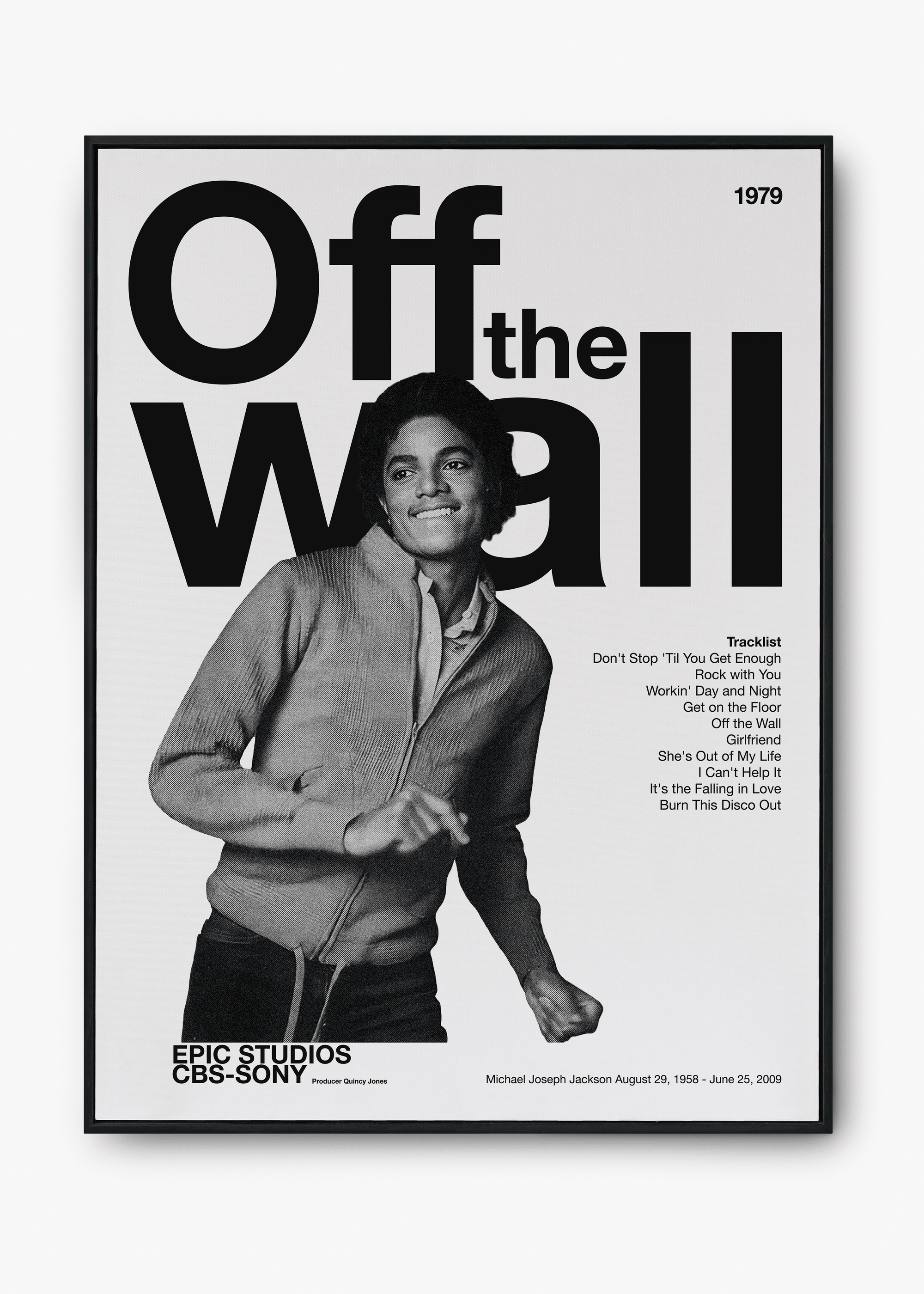 Quadro Michael Jackson Off The Wall