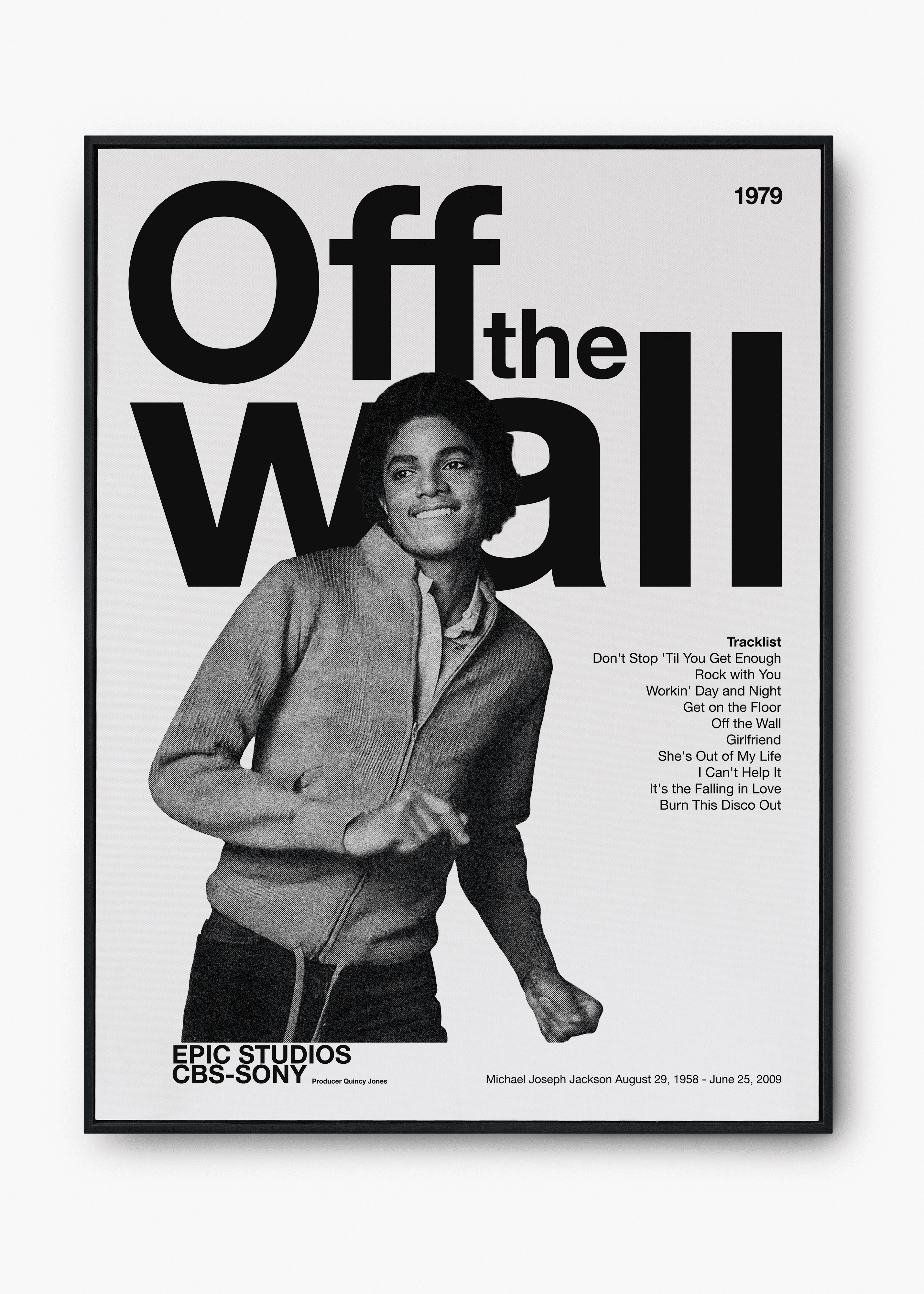 Quadro Michael Jackson Off The Wall