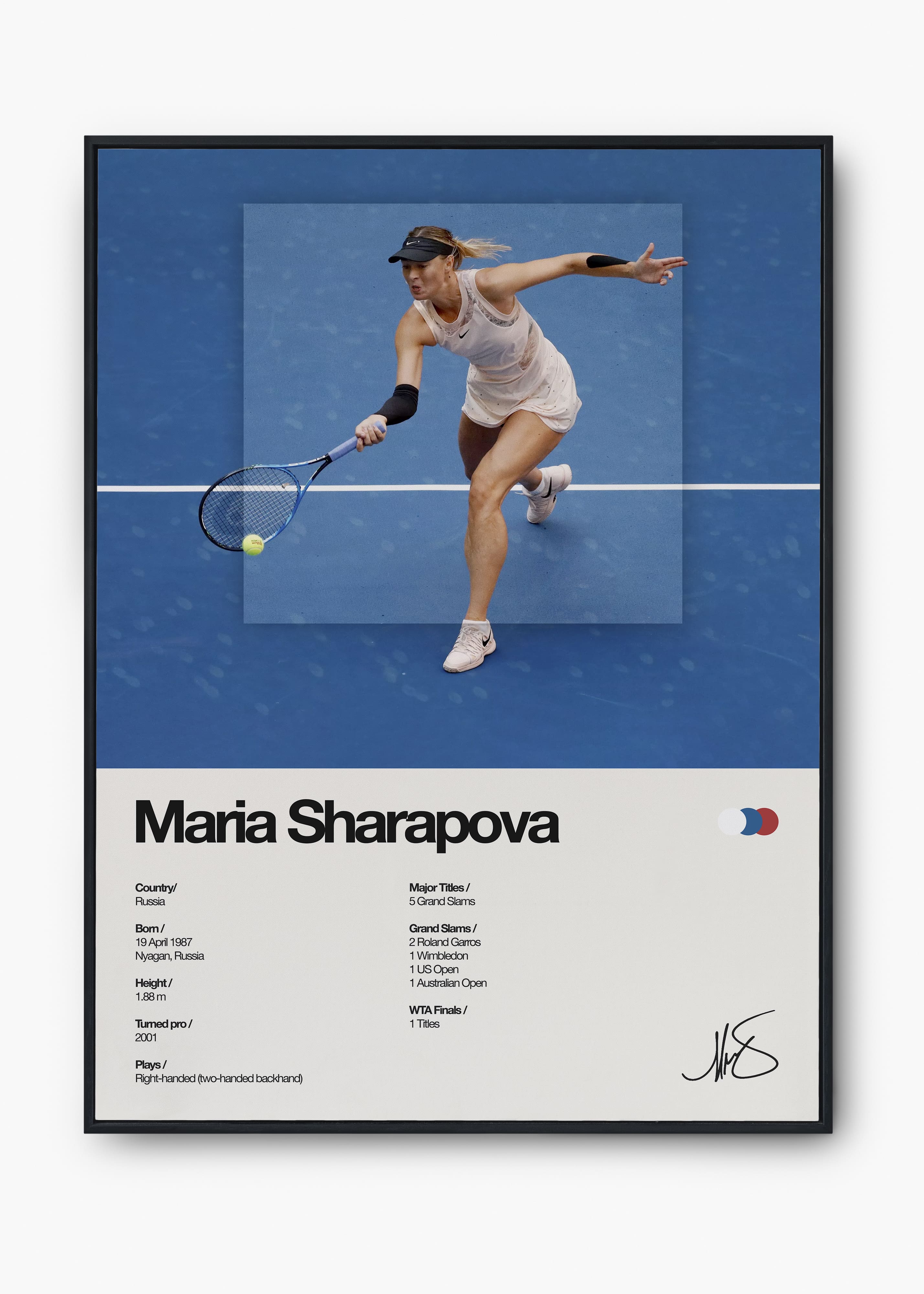 Quadro Maria Sharapova