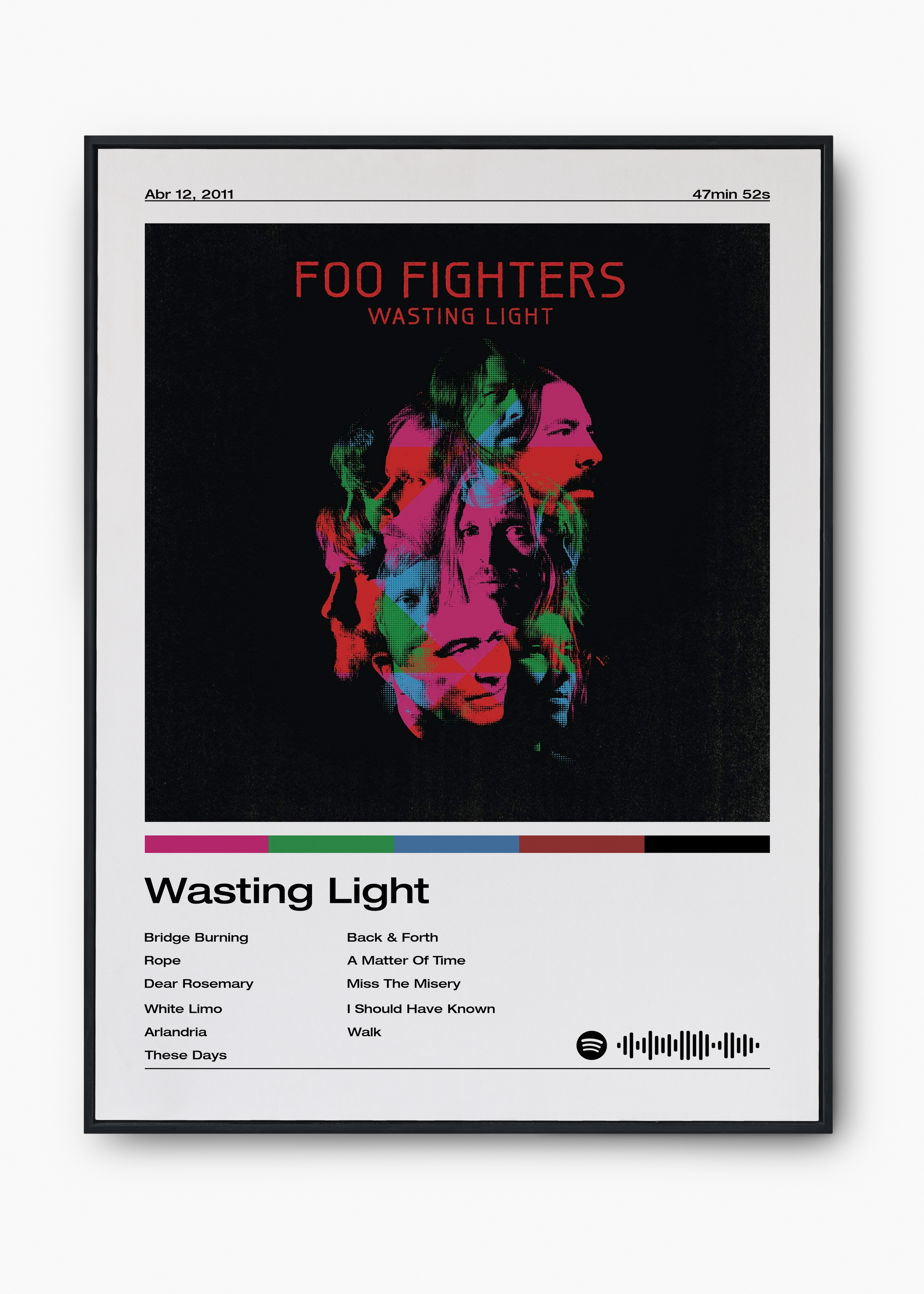 Quadro Foo Fighters Wasting Light - 1