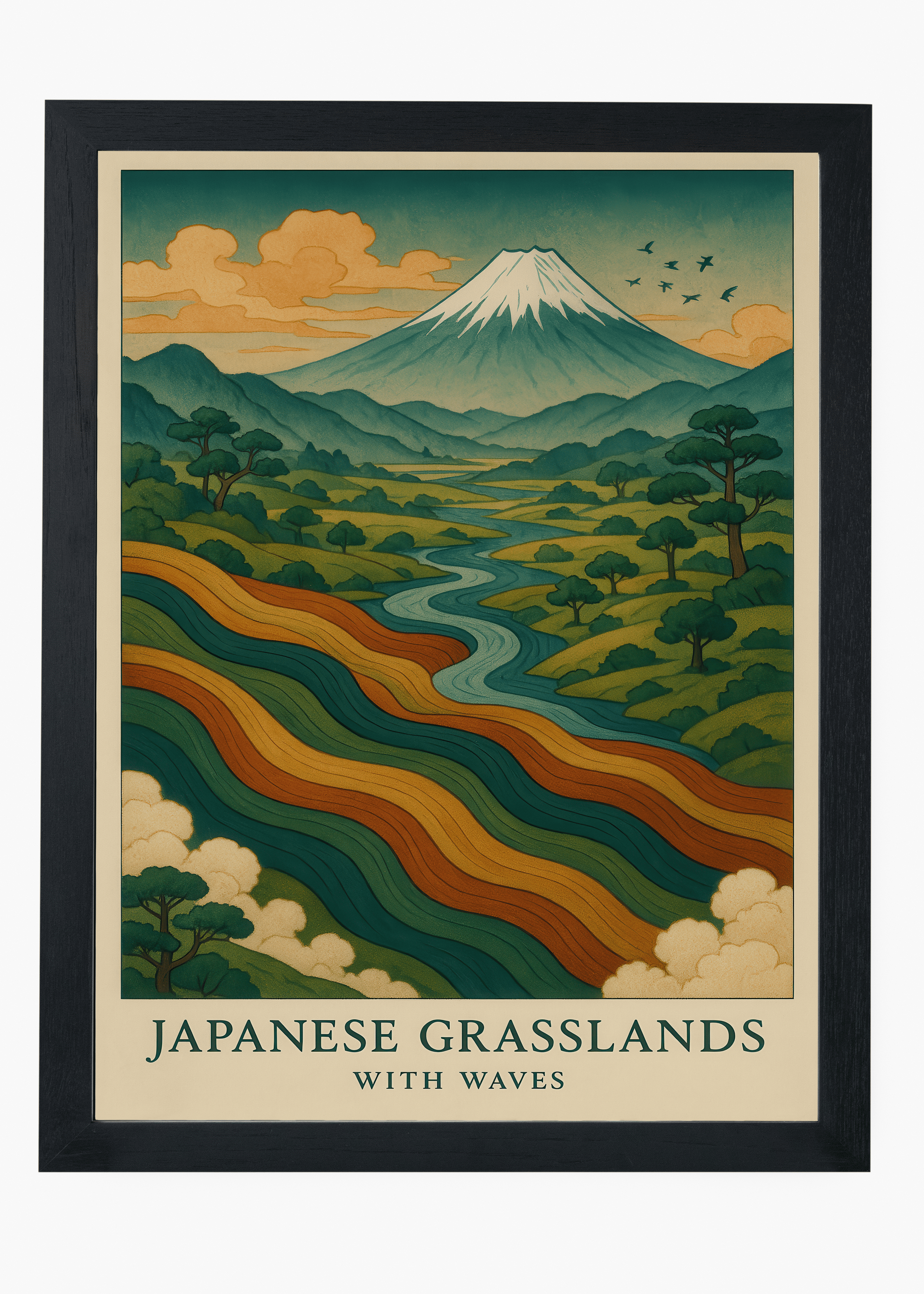 Quadro Japonês Kawa Dreams