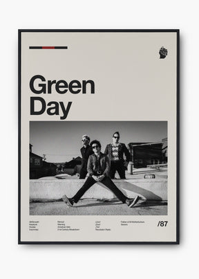 Quadro Green Day Banda