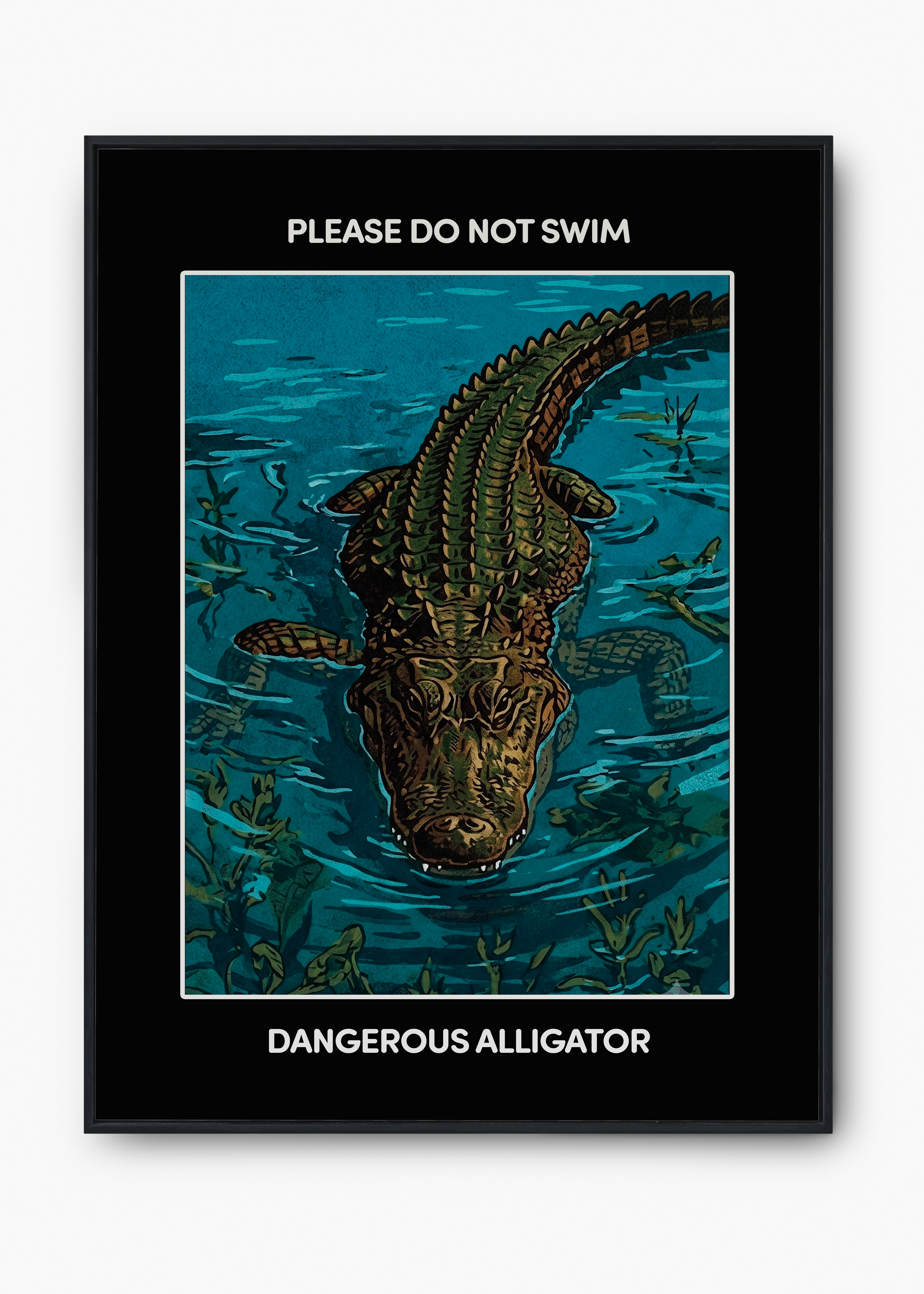 Quadro Do Not Swim - 1