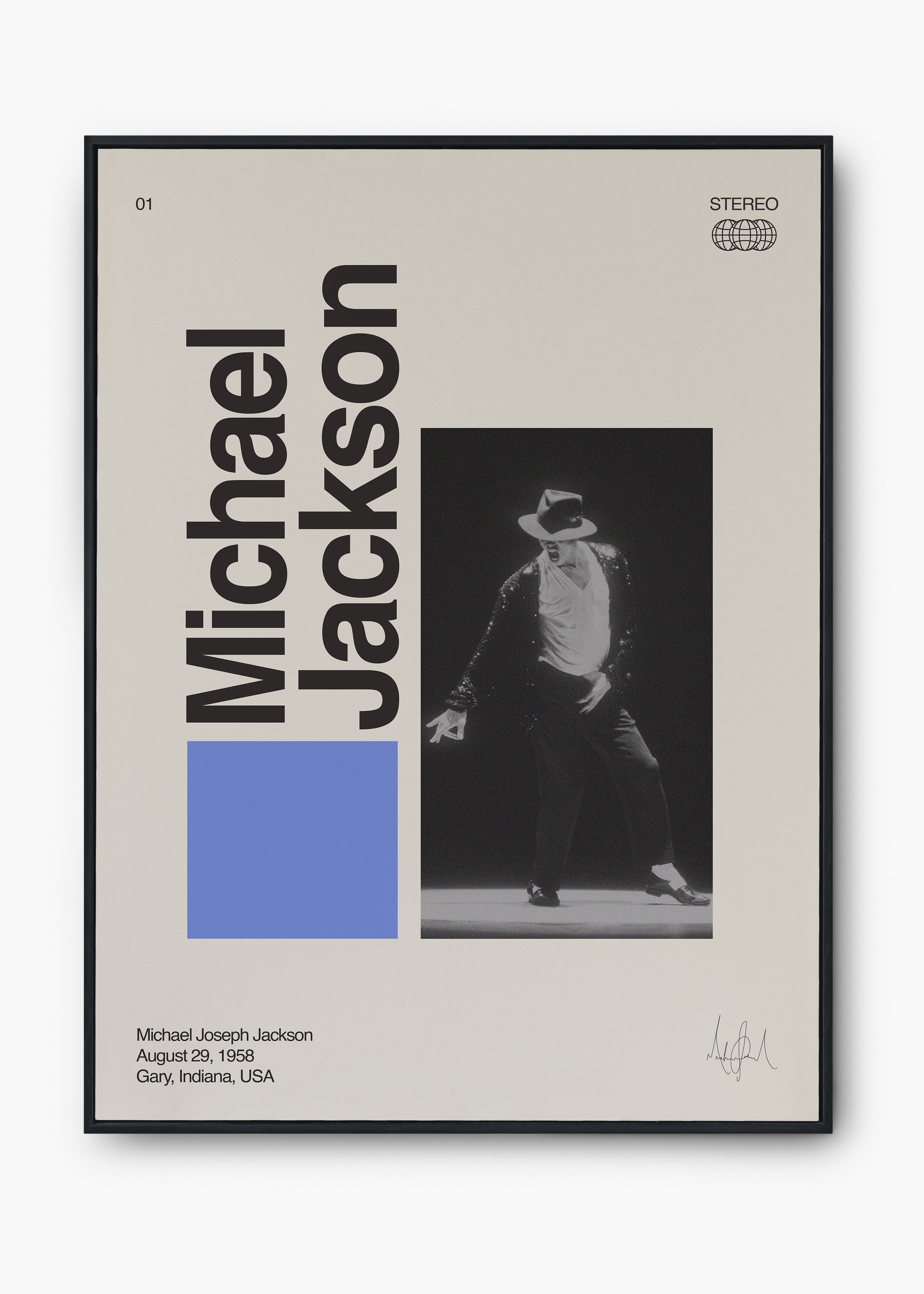 Quadro Signature Michael Jackson