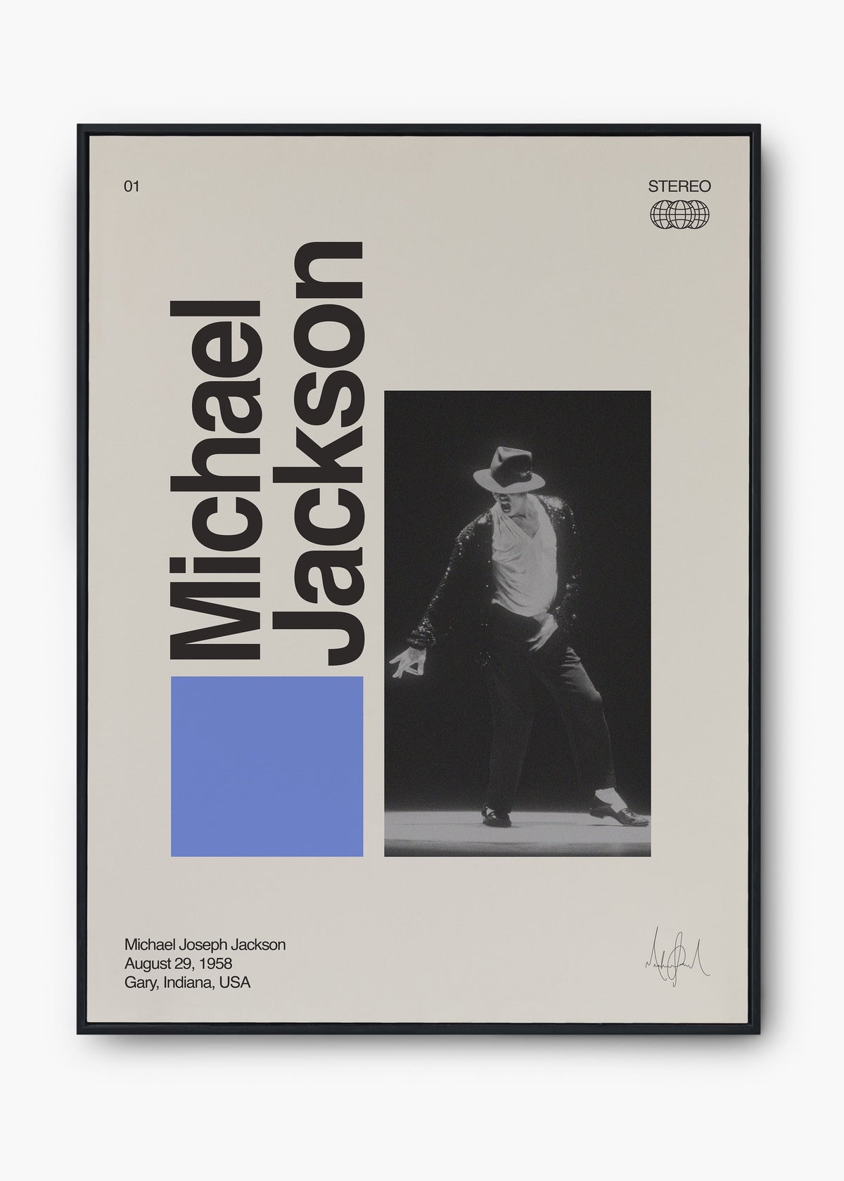 Quadro Signature Michael Jackson
