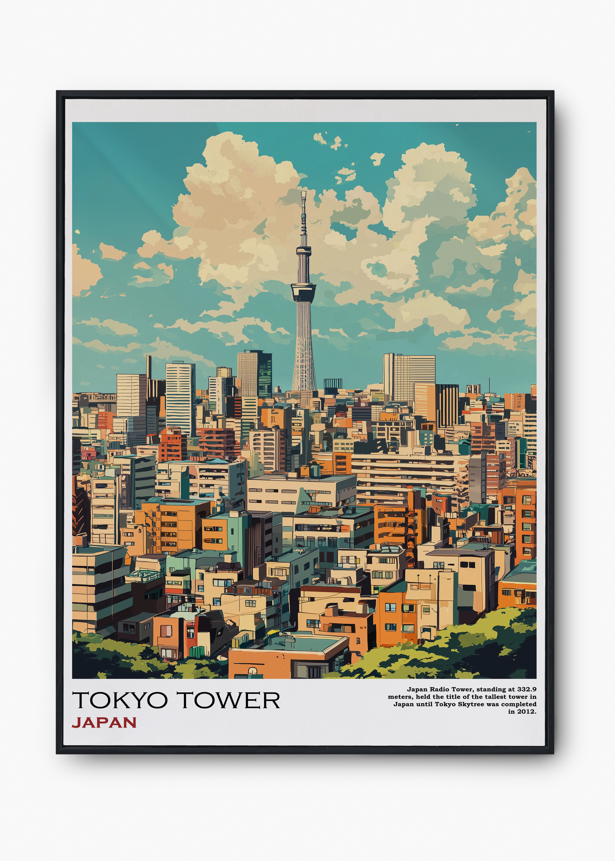 Quadro Japones Tower - 1