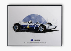 Quadro John Surtees 1964 World Champion