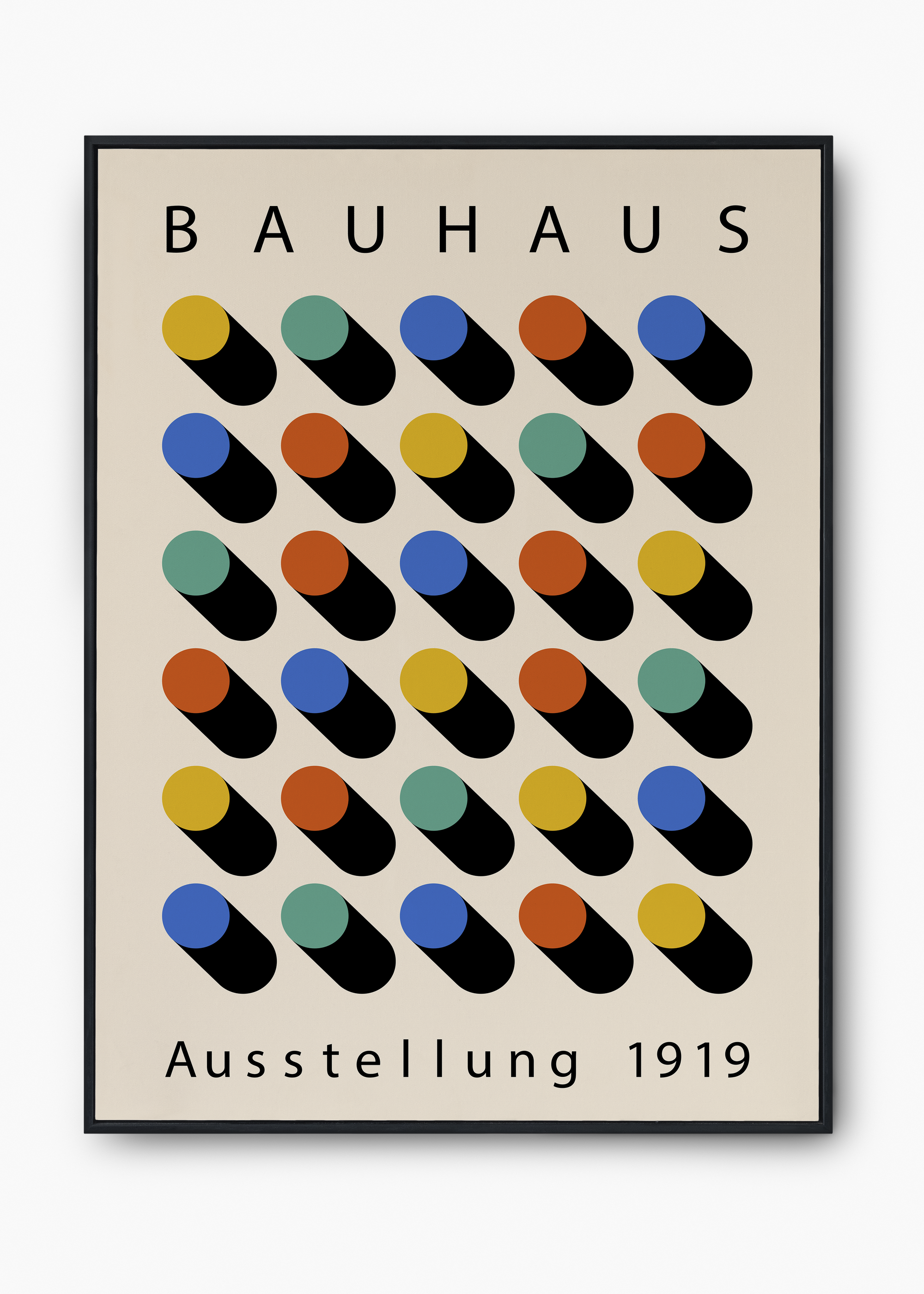 Quadro Bauhaus Circle Theory - 1