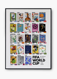 Quadro Todas as Copa do Mundo