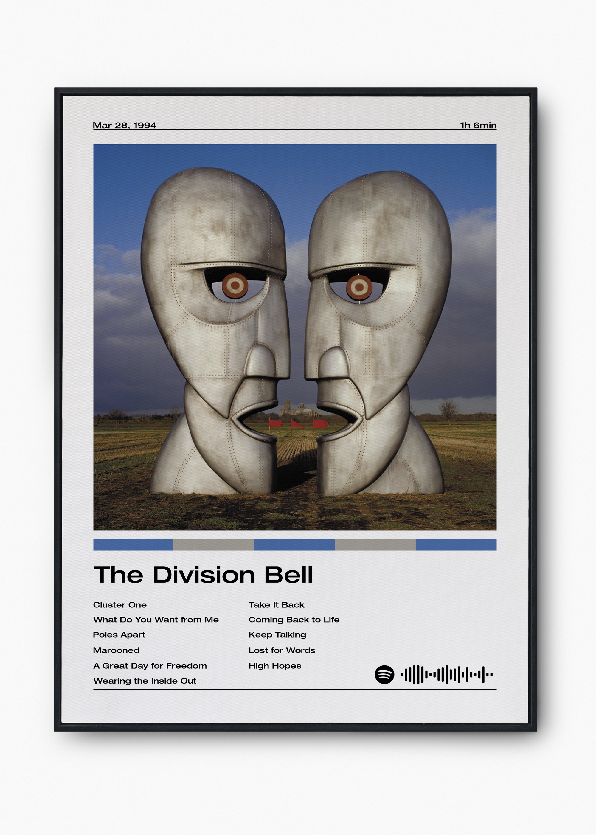 Quadro Pink Floyd The Division Bell - 1