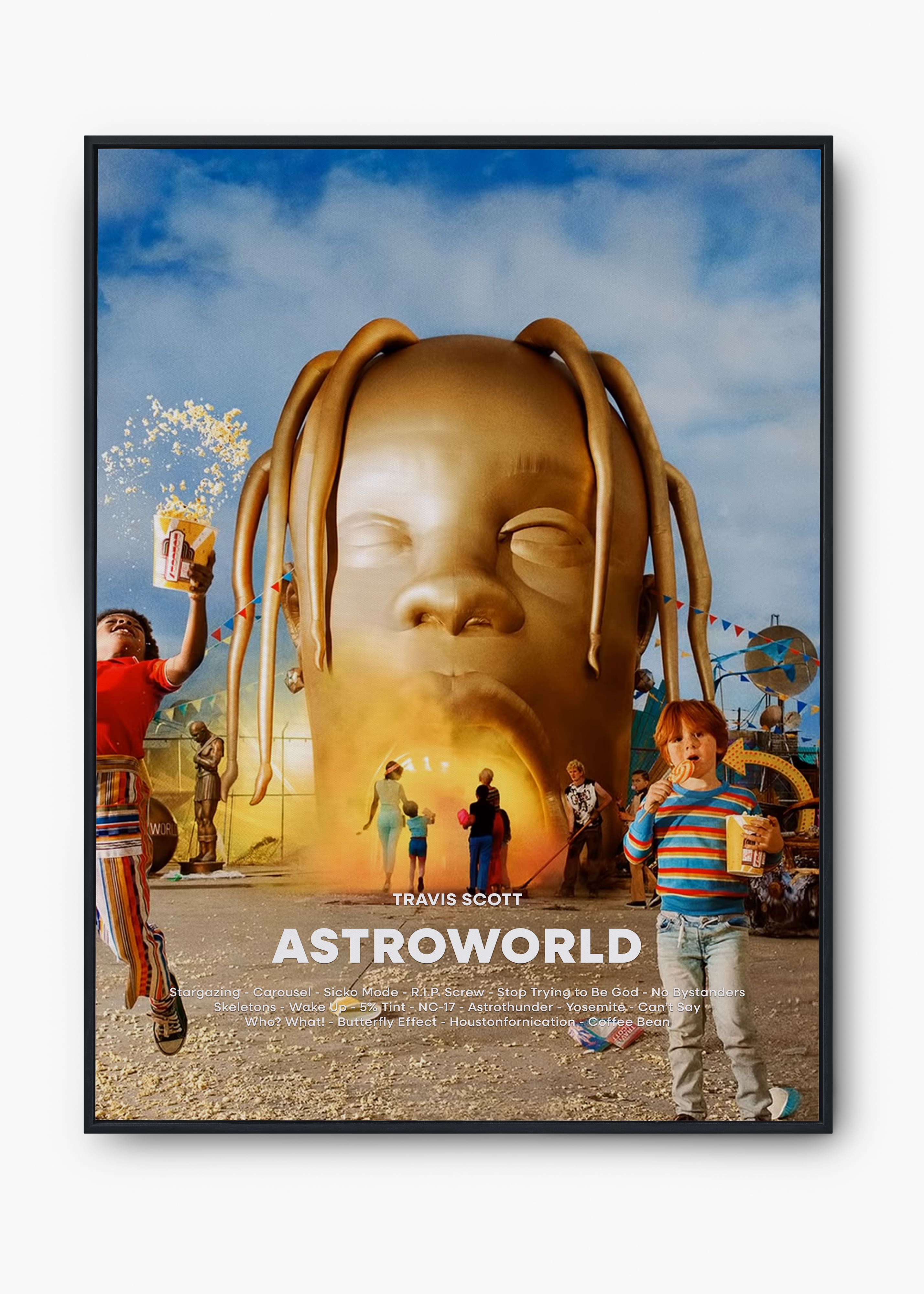 Quadro Travis Scott Astroworld Capa