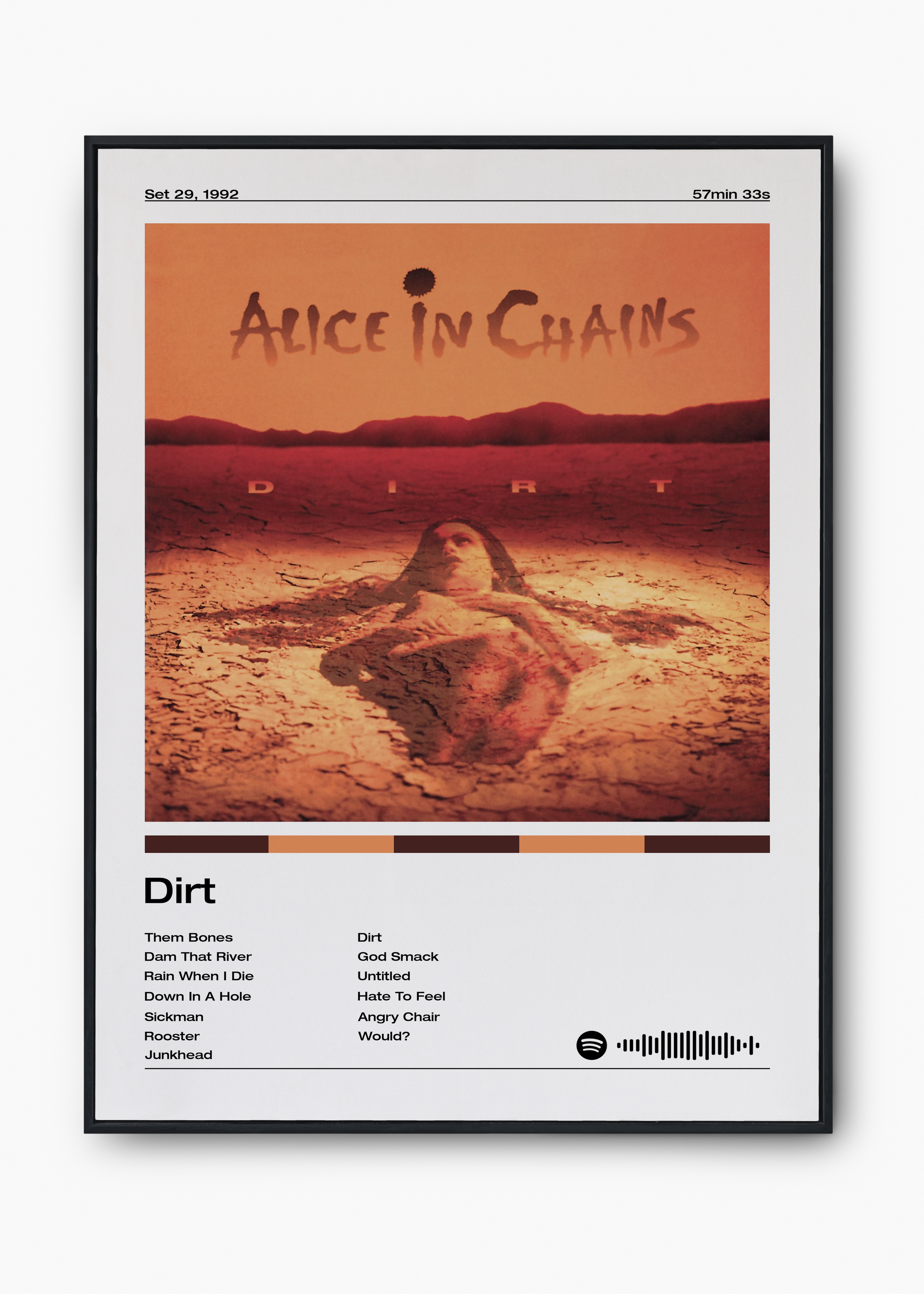 Quadro Alice in Chains Dirt - 1