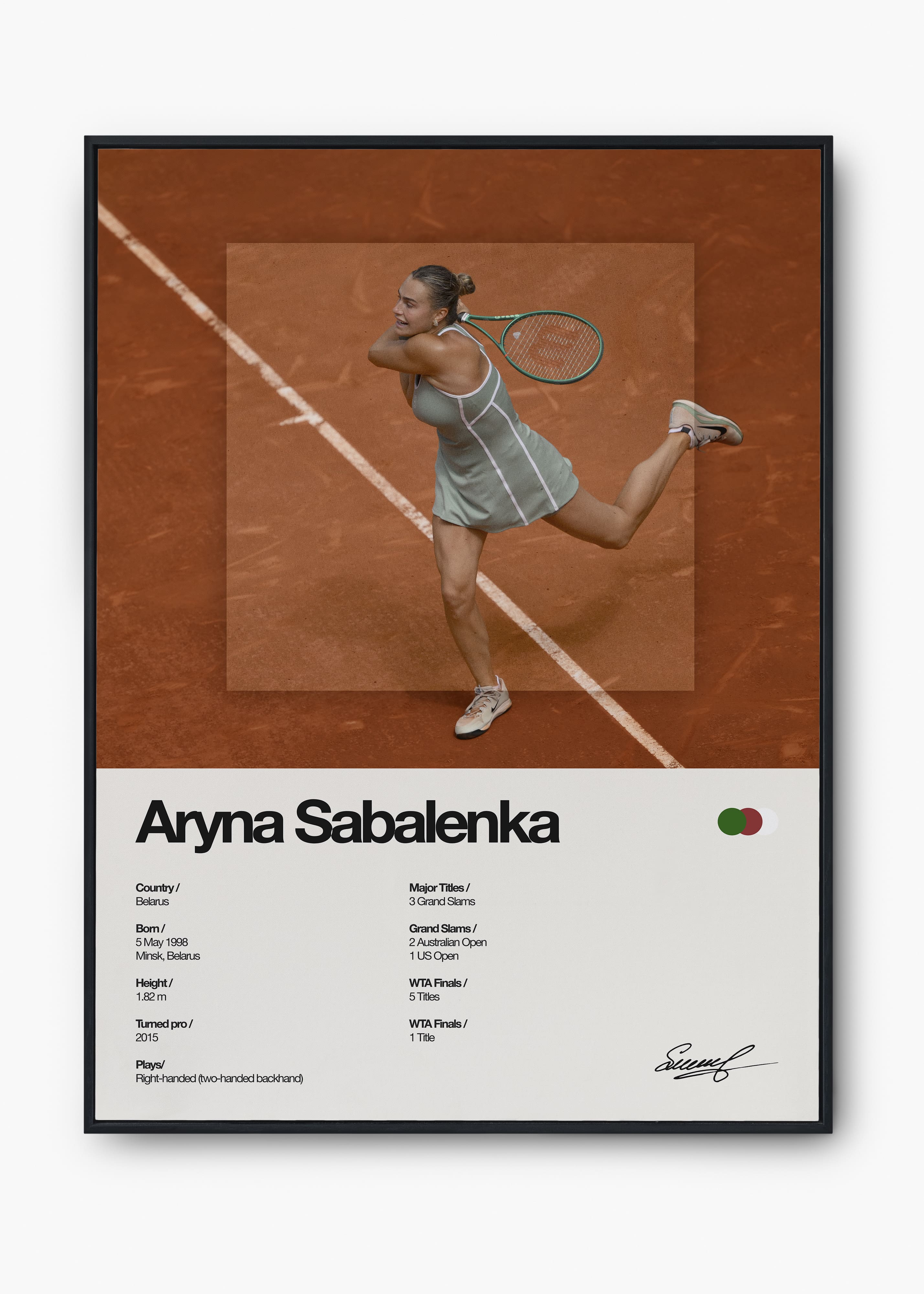 Quadro Aryna Sabalenka