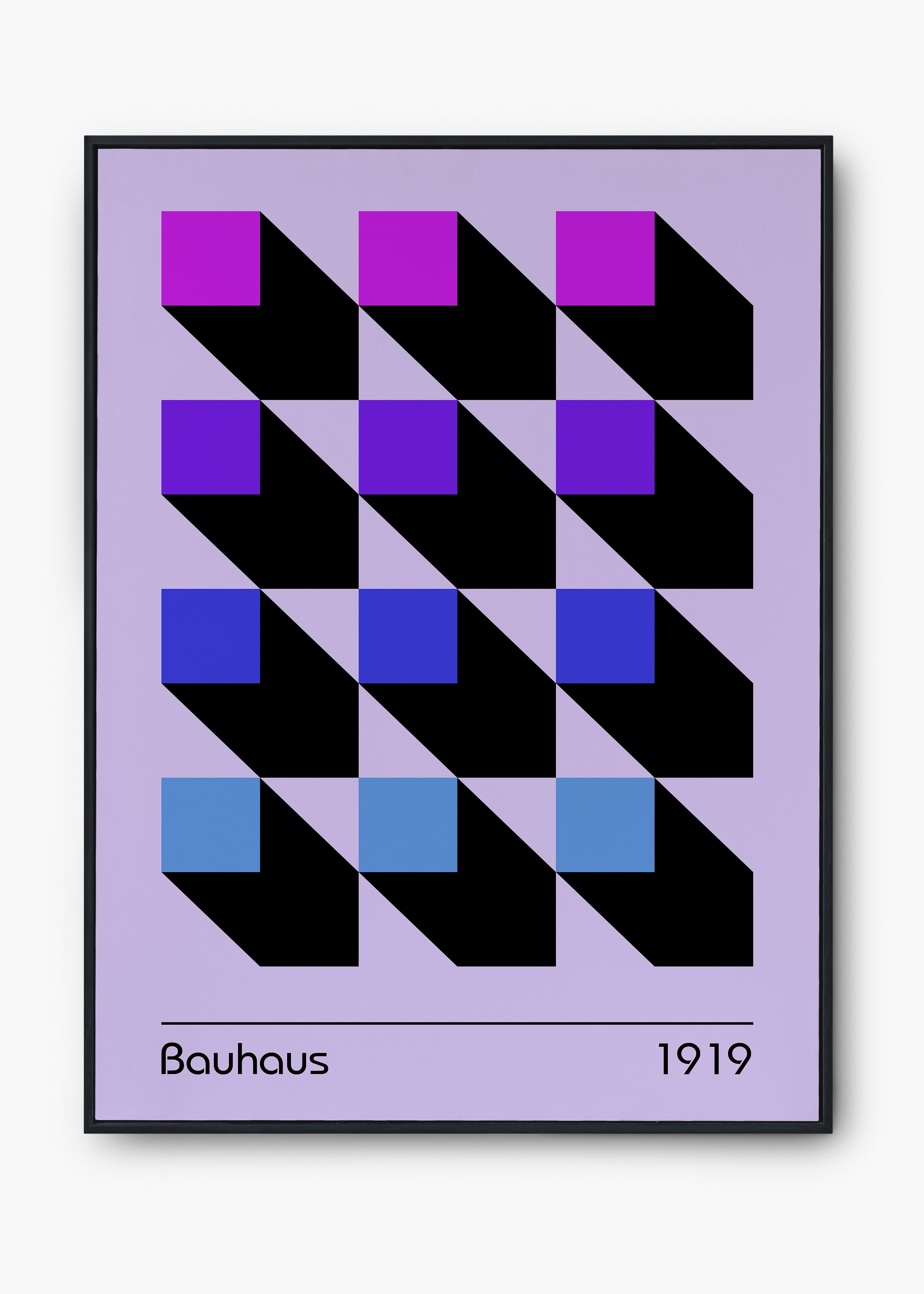 Quadro Bauhaus Gradiente