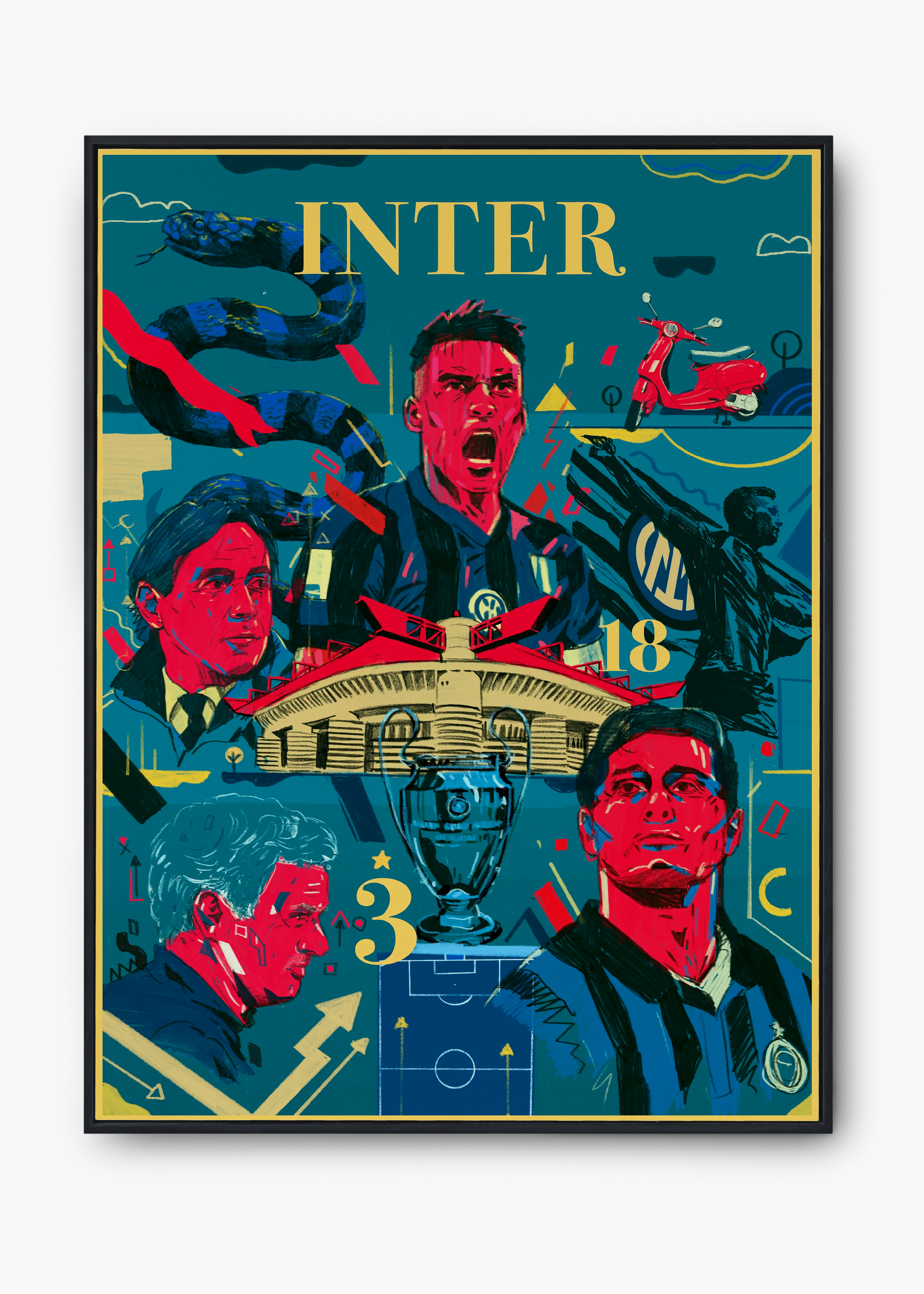 Quadro Inter de Milão - 1