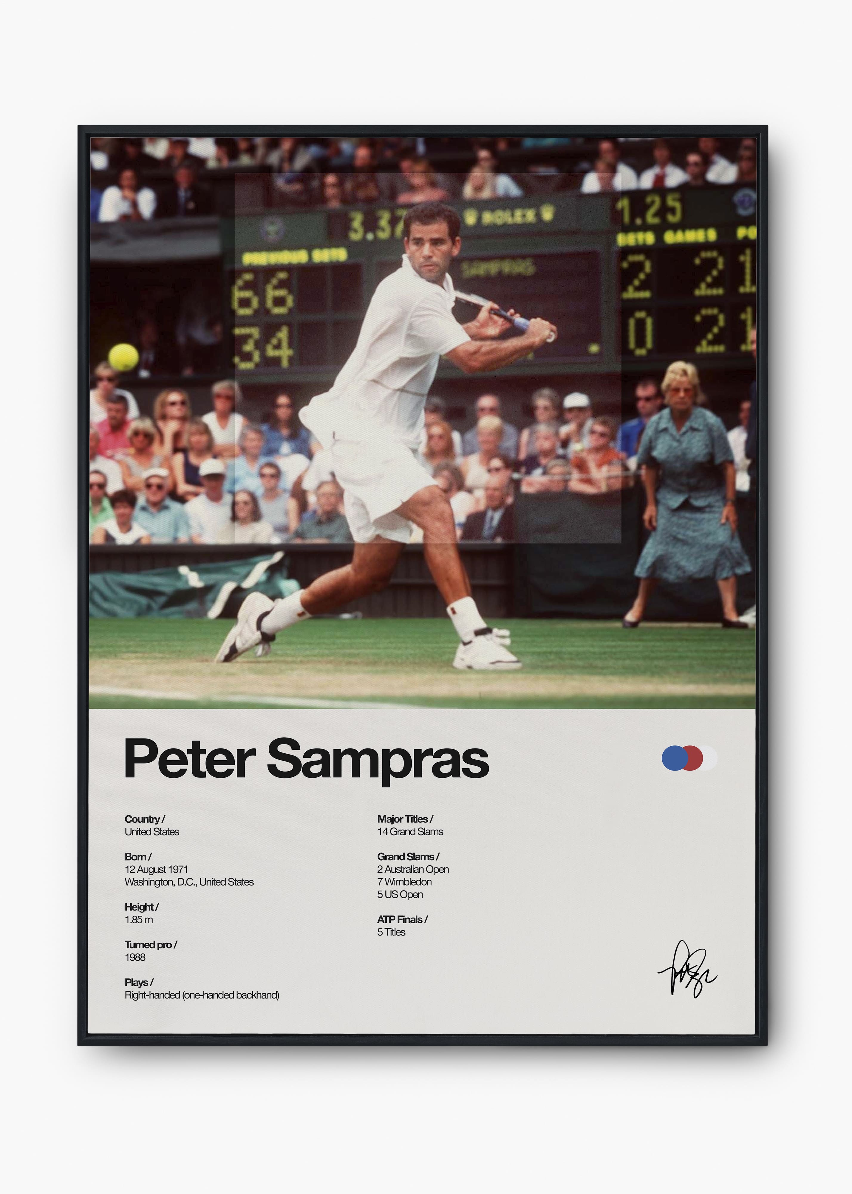 Quadro Peter Sampras