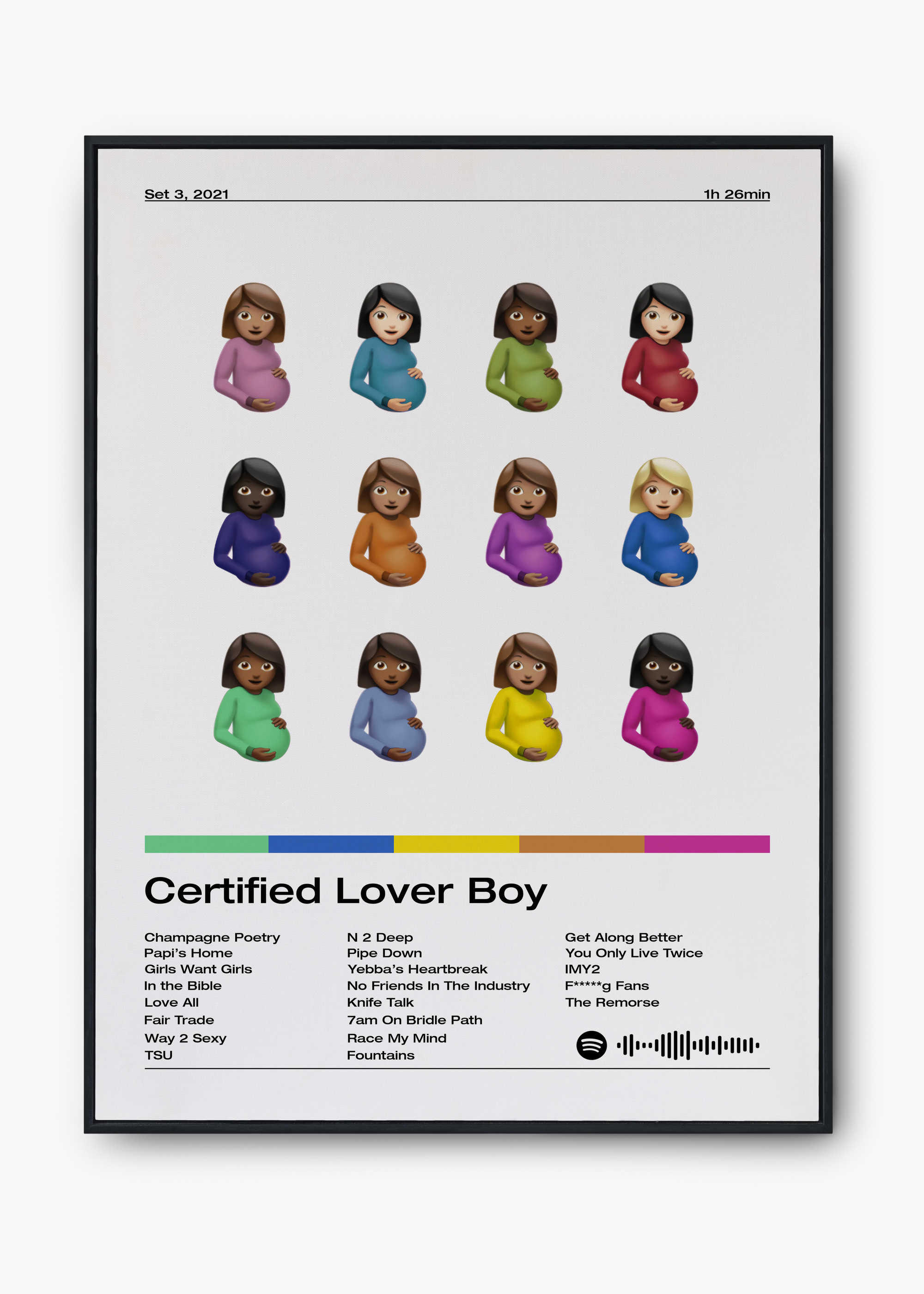 Quadro Drake Certified Lover Boy - 1