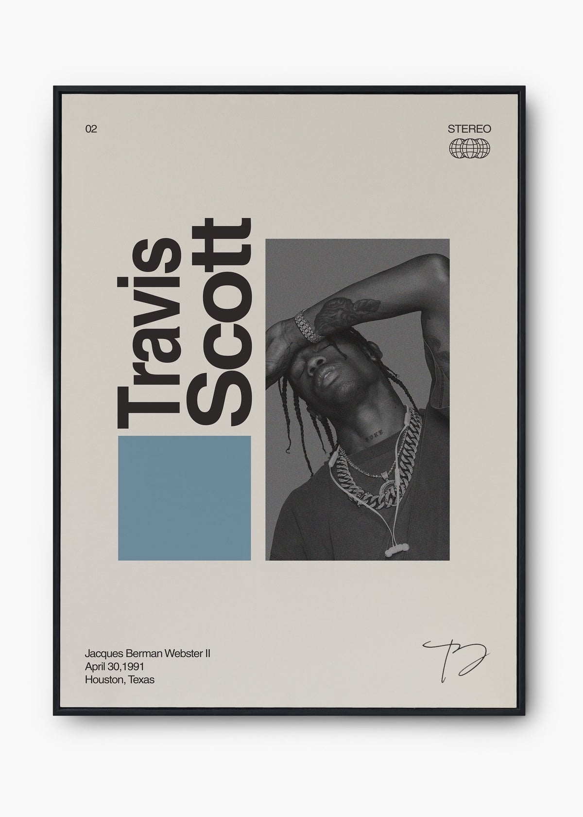 Quadro Signature Travis Scott