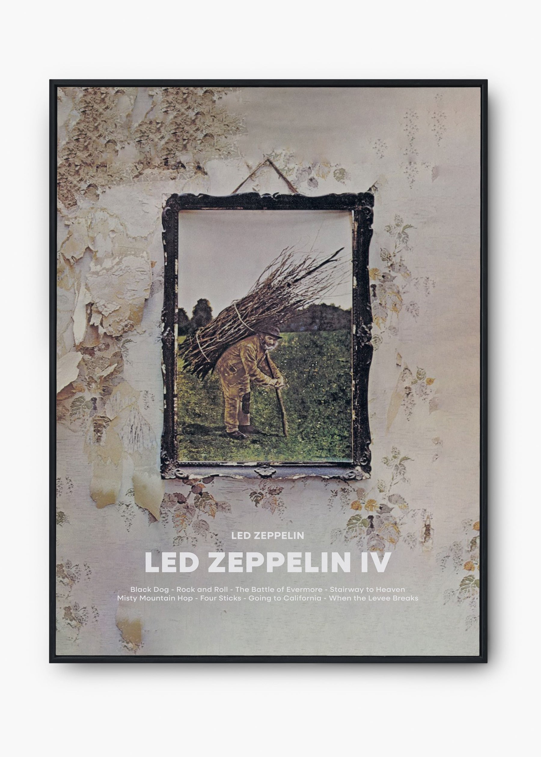 Led Zeppelin Mural Capa Do Album Led Zeppelin Iv