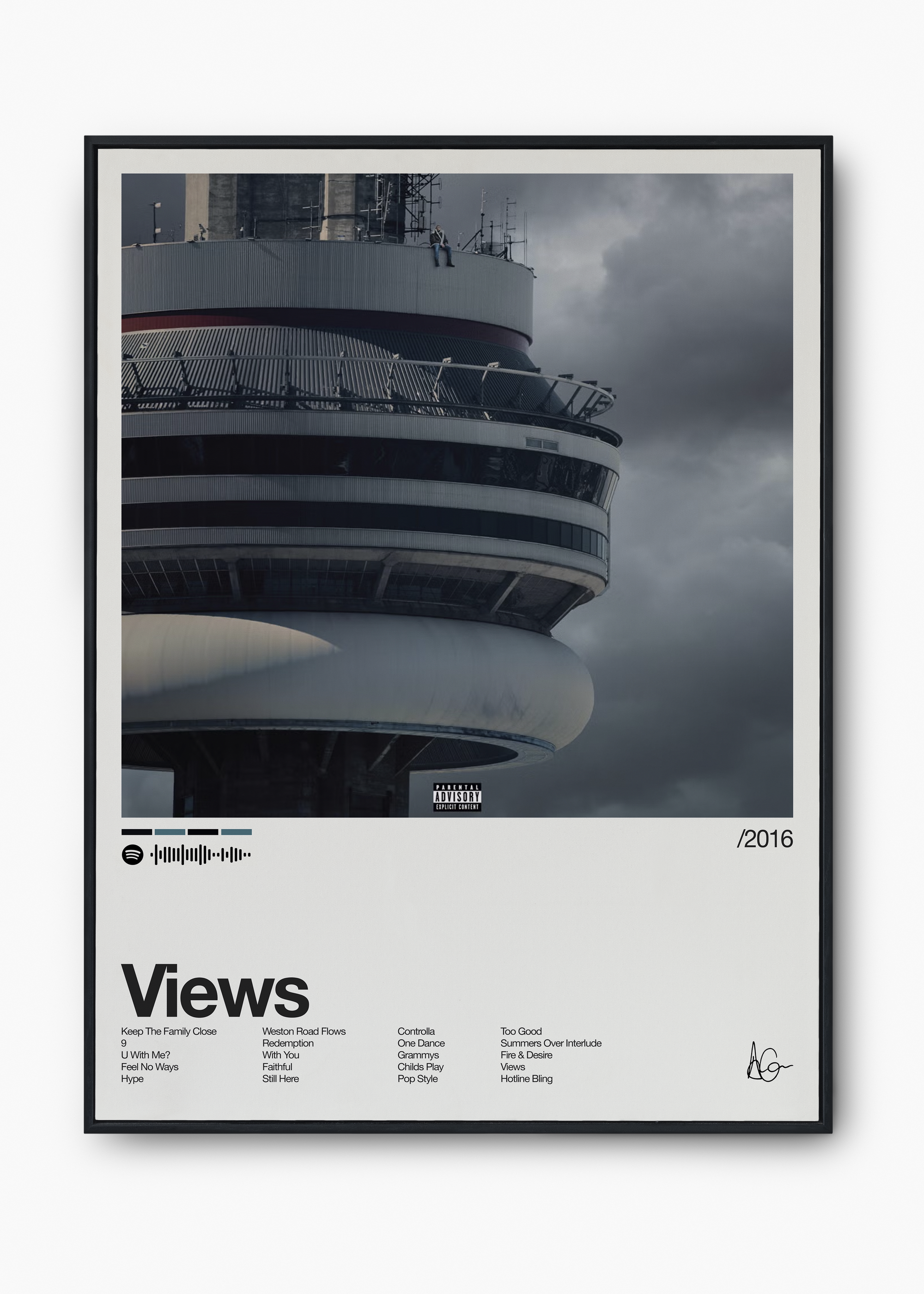 Quadro Drake Views II - 1