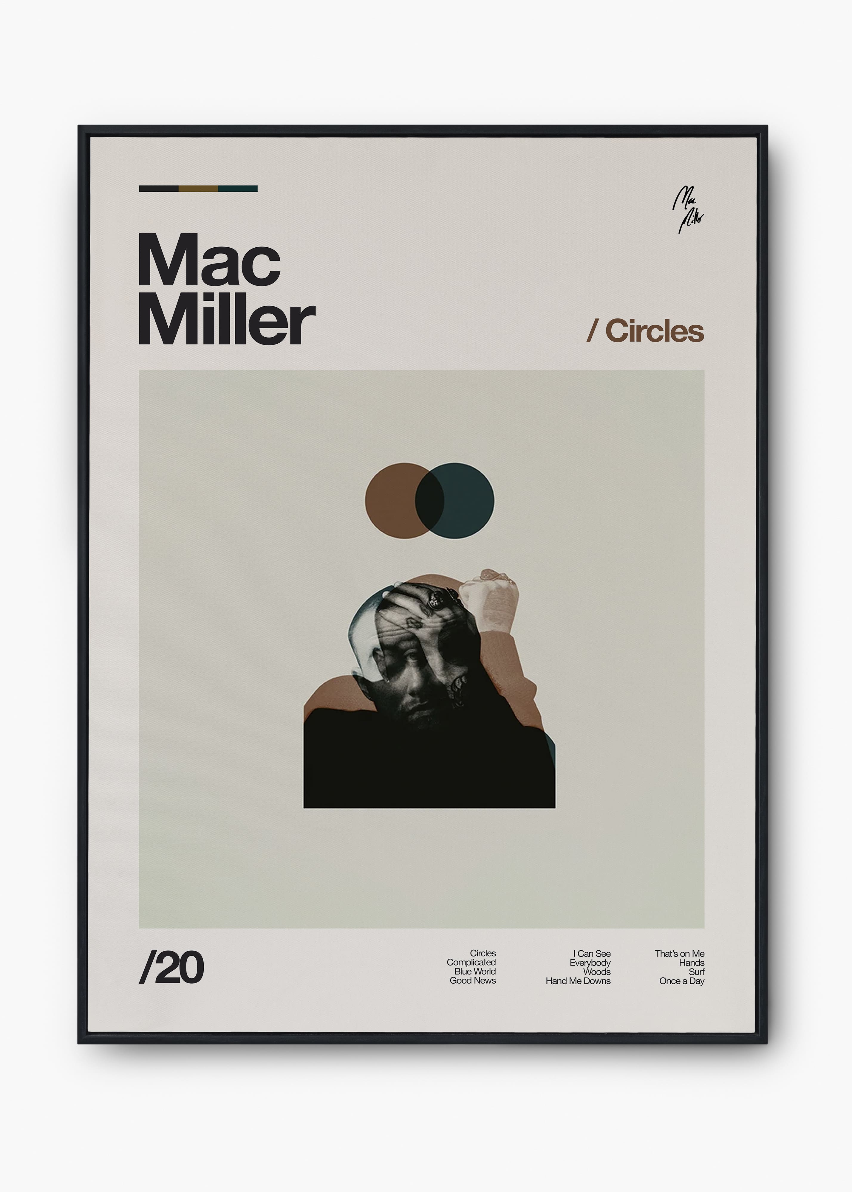 Quadro Mac Miller Circles