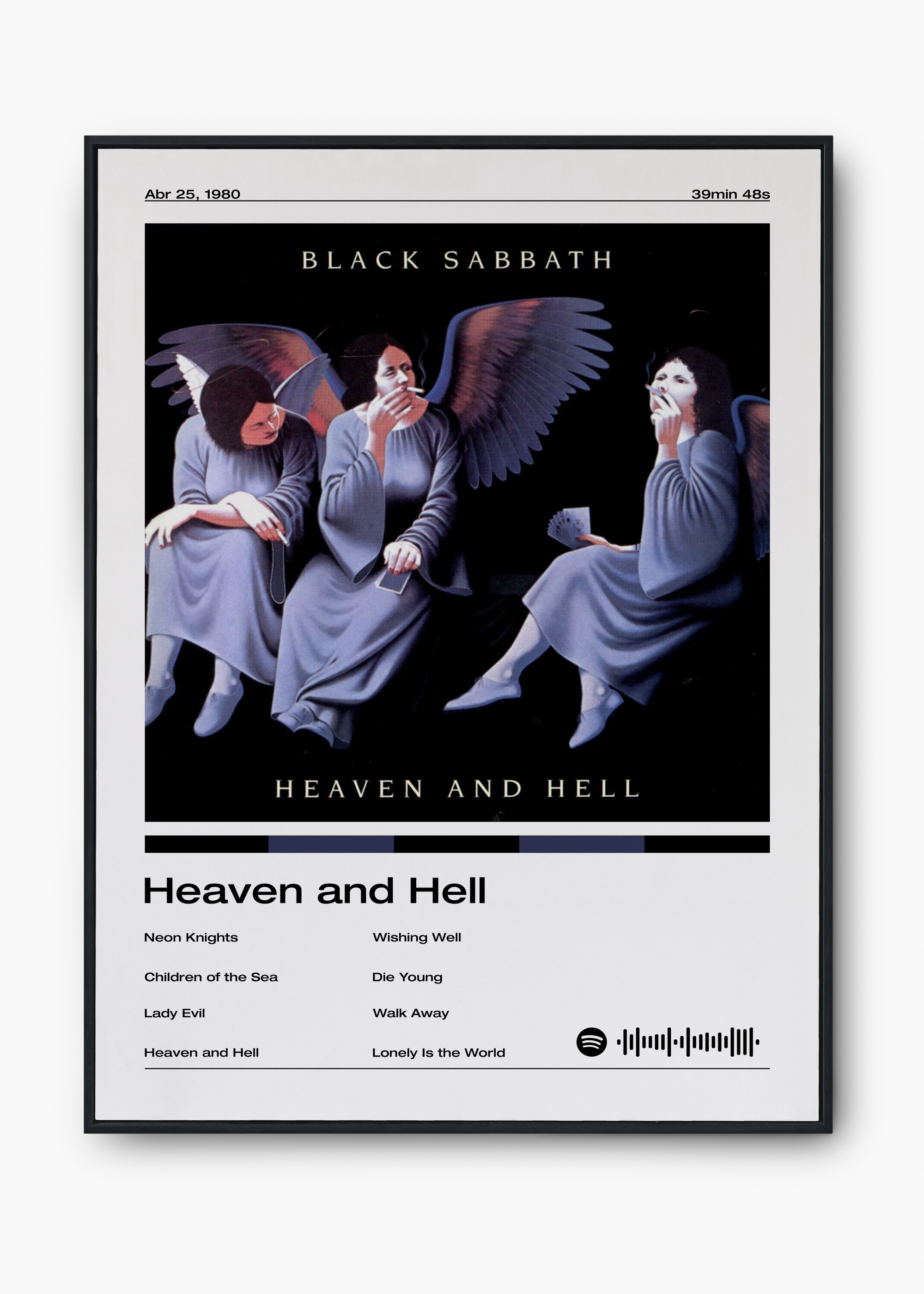 Quadro Black Sabbath Heaven and Hell - 1