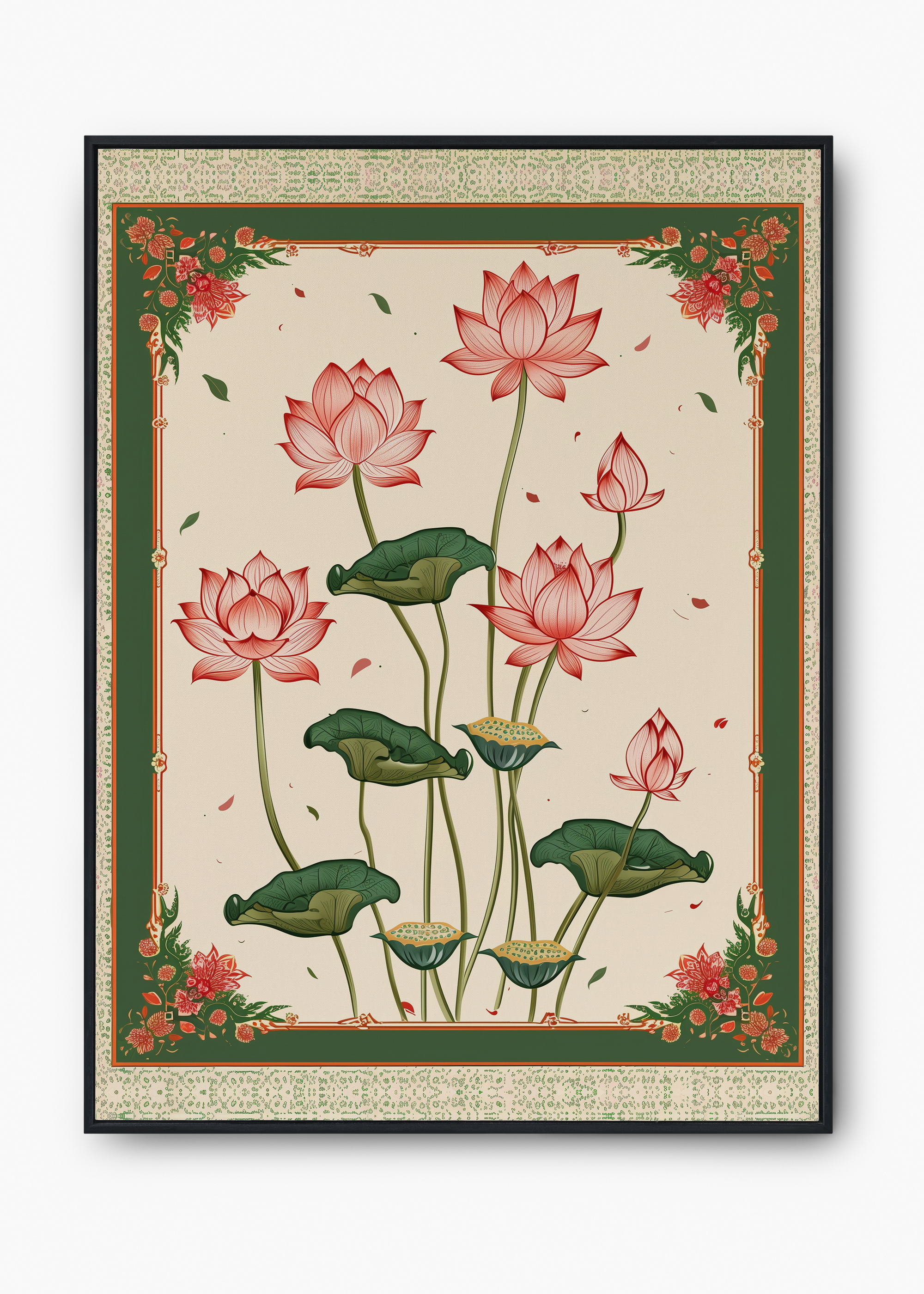Quadro Japones Lotus - 1