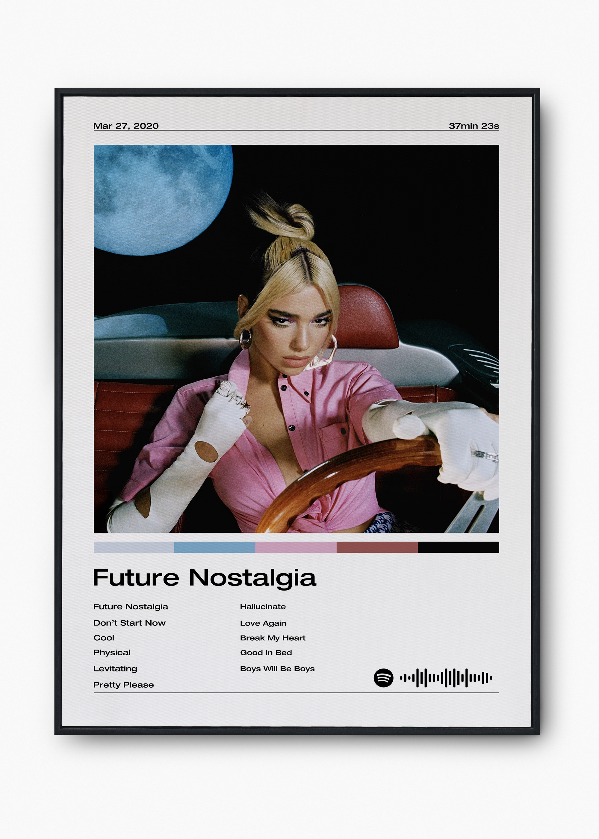 Quadro Dua Lipa Future Nostalgia - 1