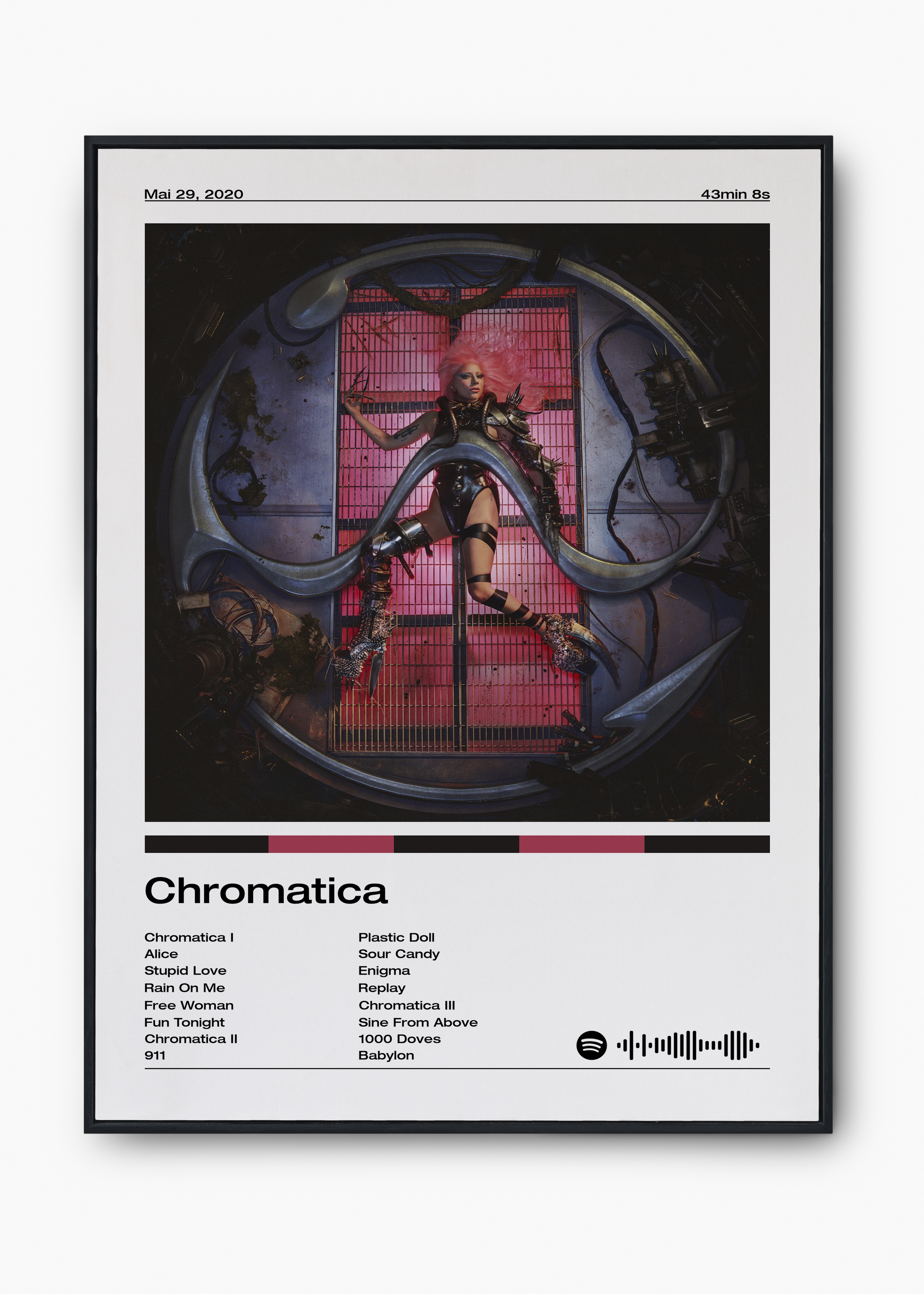 Quadro Lady Gaga Chromatica - 1