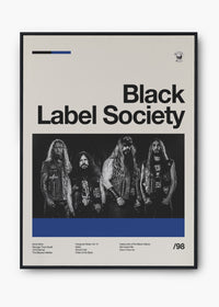 Quadro Black Label Society Banda