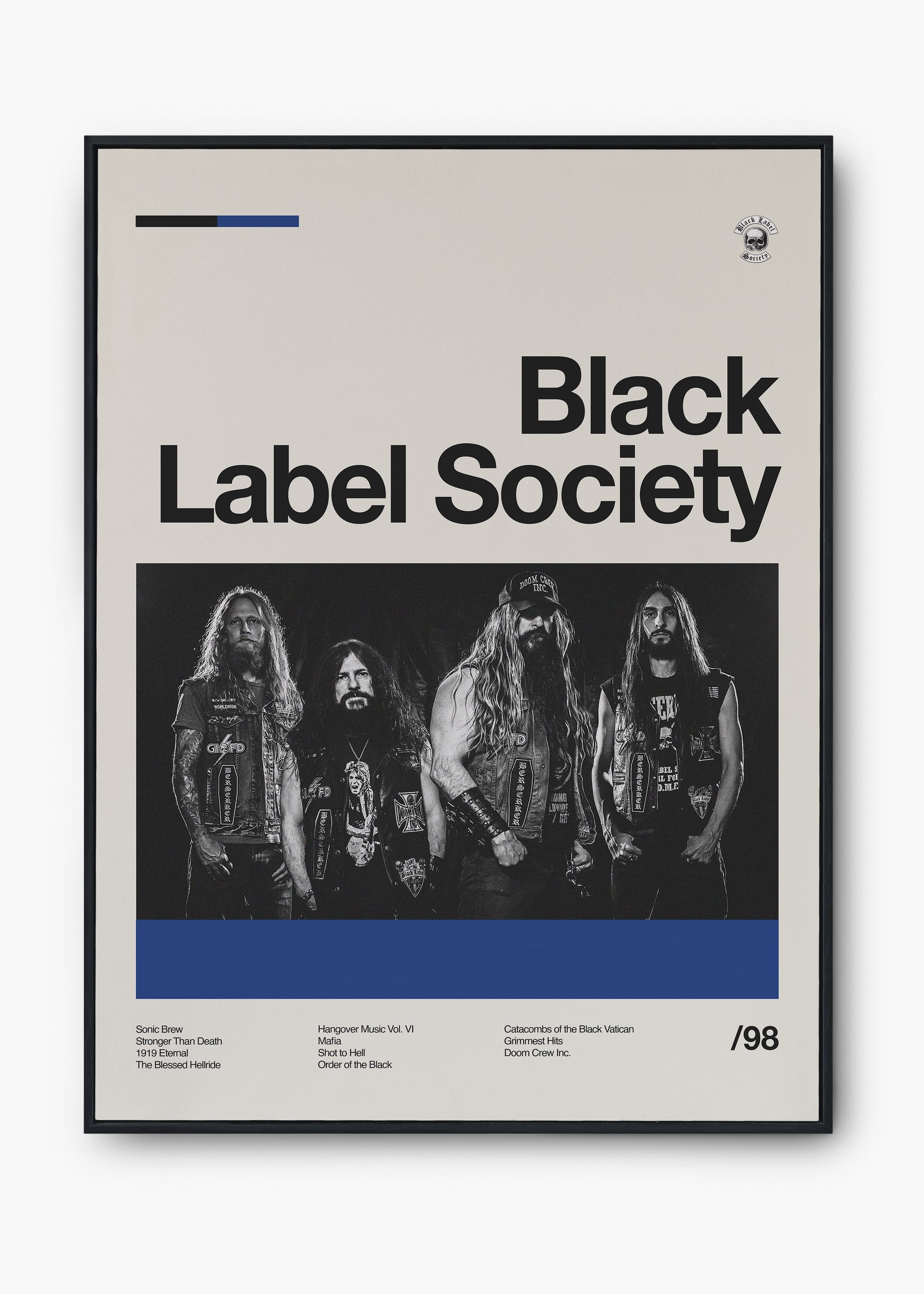 Quadro Black Label Society Banda
