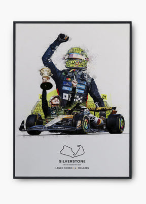 Quadro Lando Norris Silverstone 2025