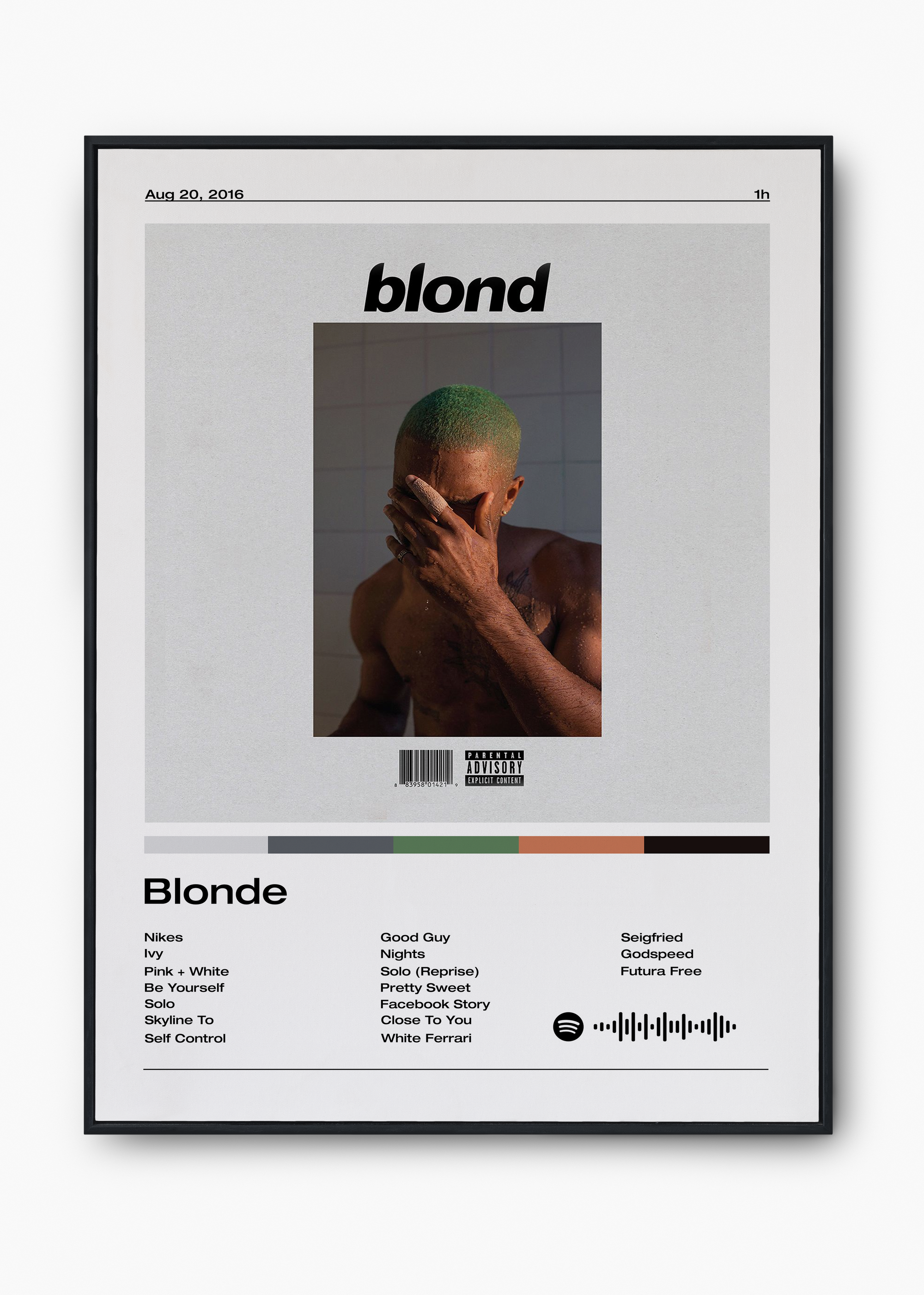 Quadro Frank Ocean Blonde - 1
