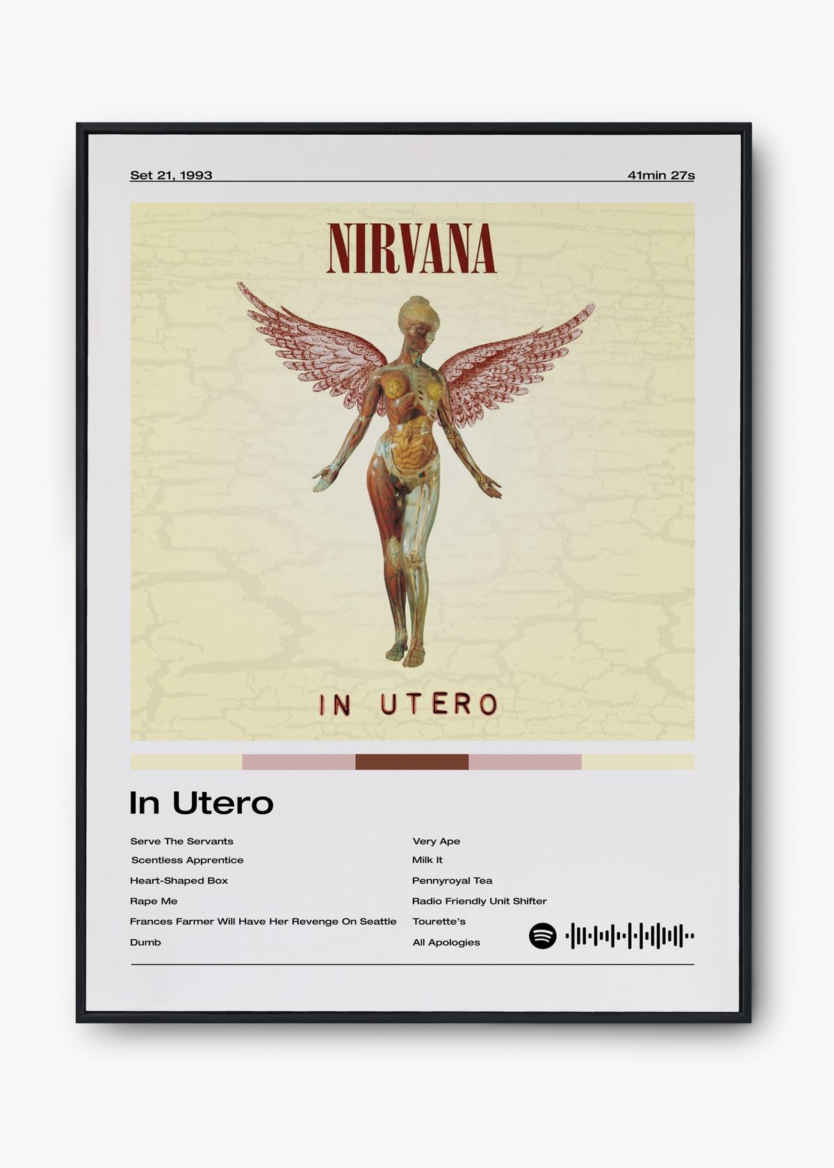 Quadro Nirvana In Utero