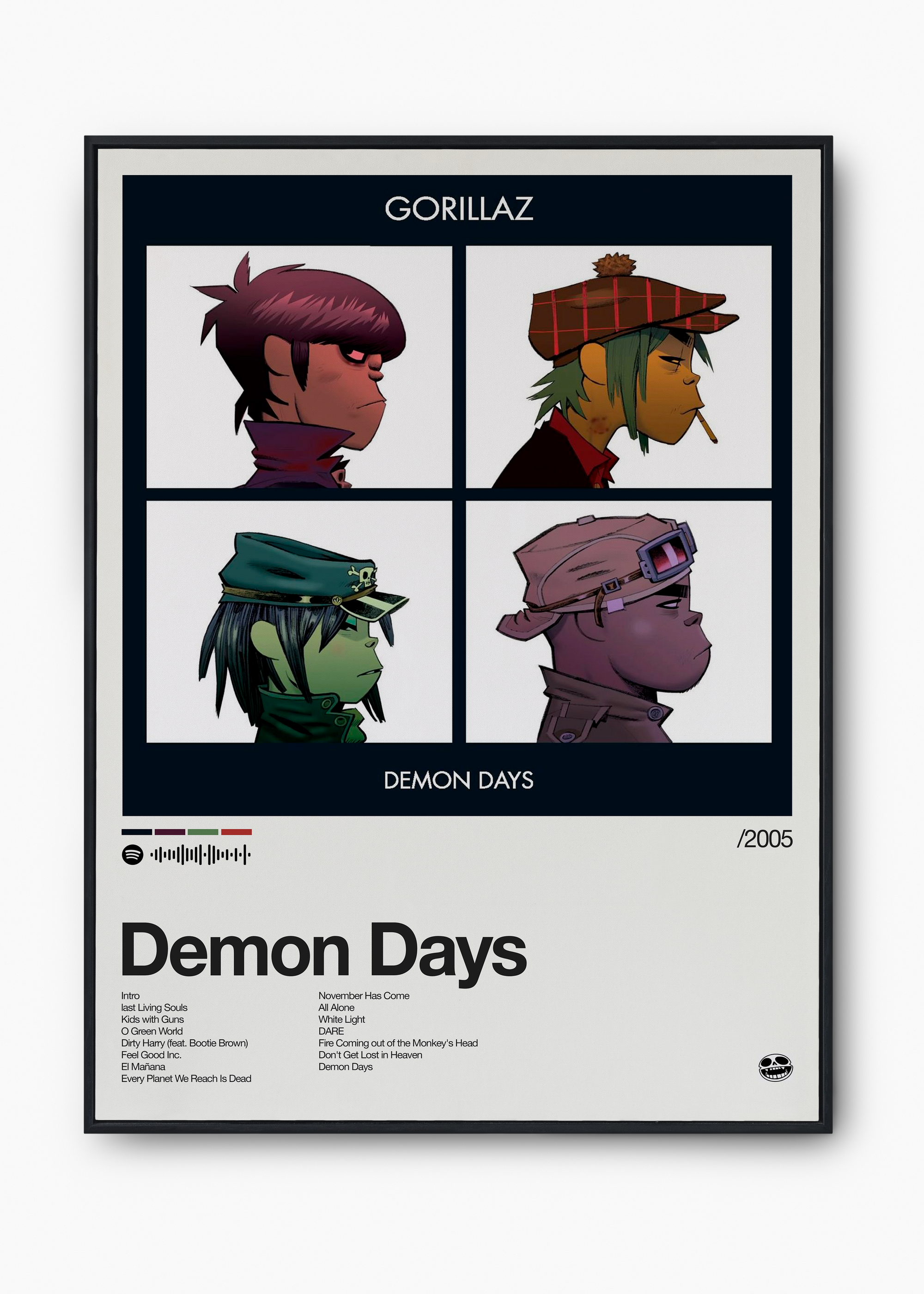 Quadro Gorillaz Demon Days II - 1