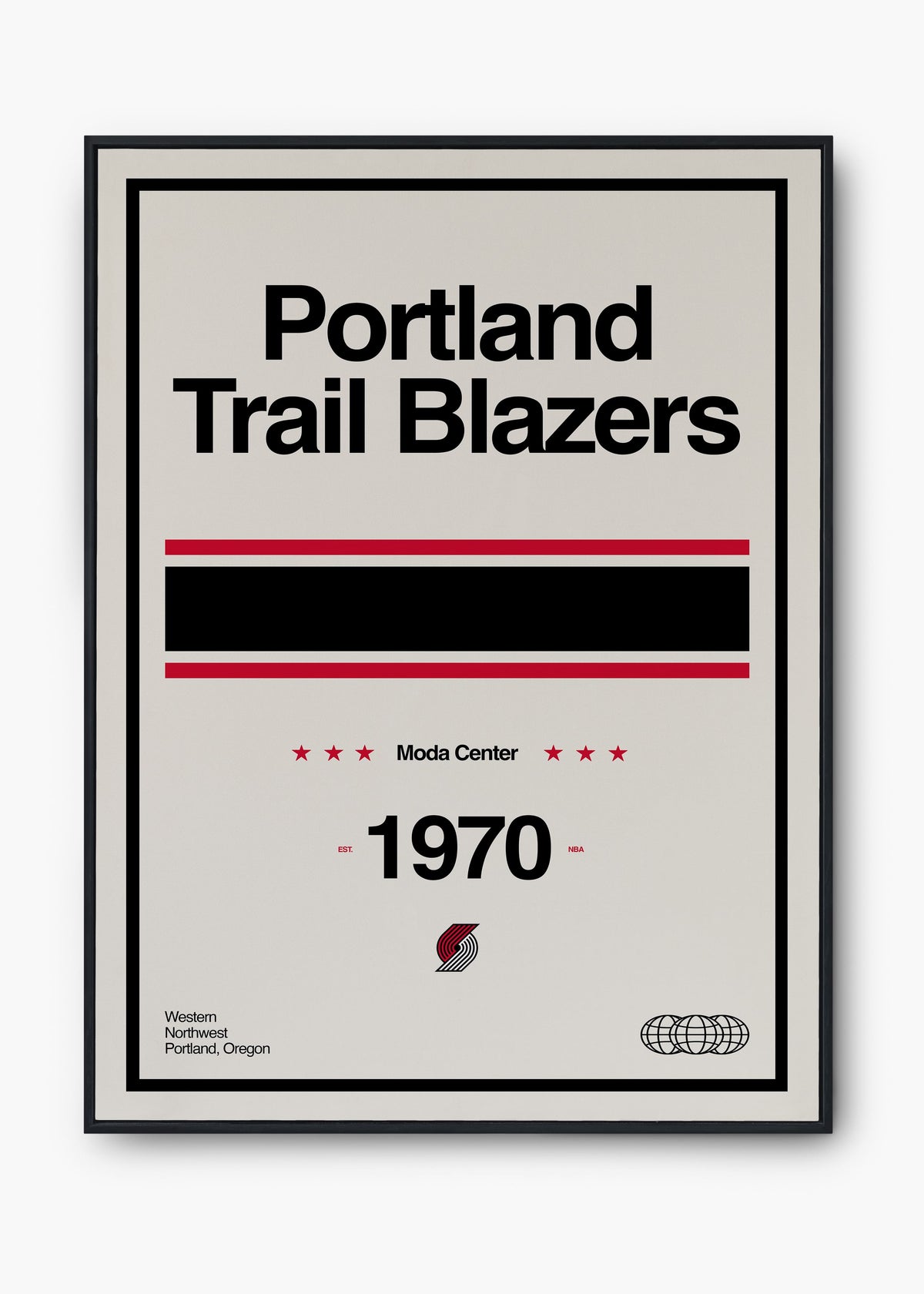 Quadro NBA Portland Trail Brazers