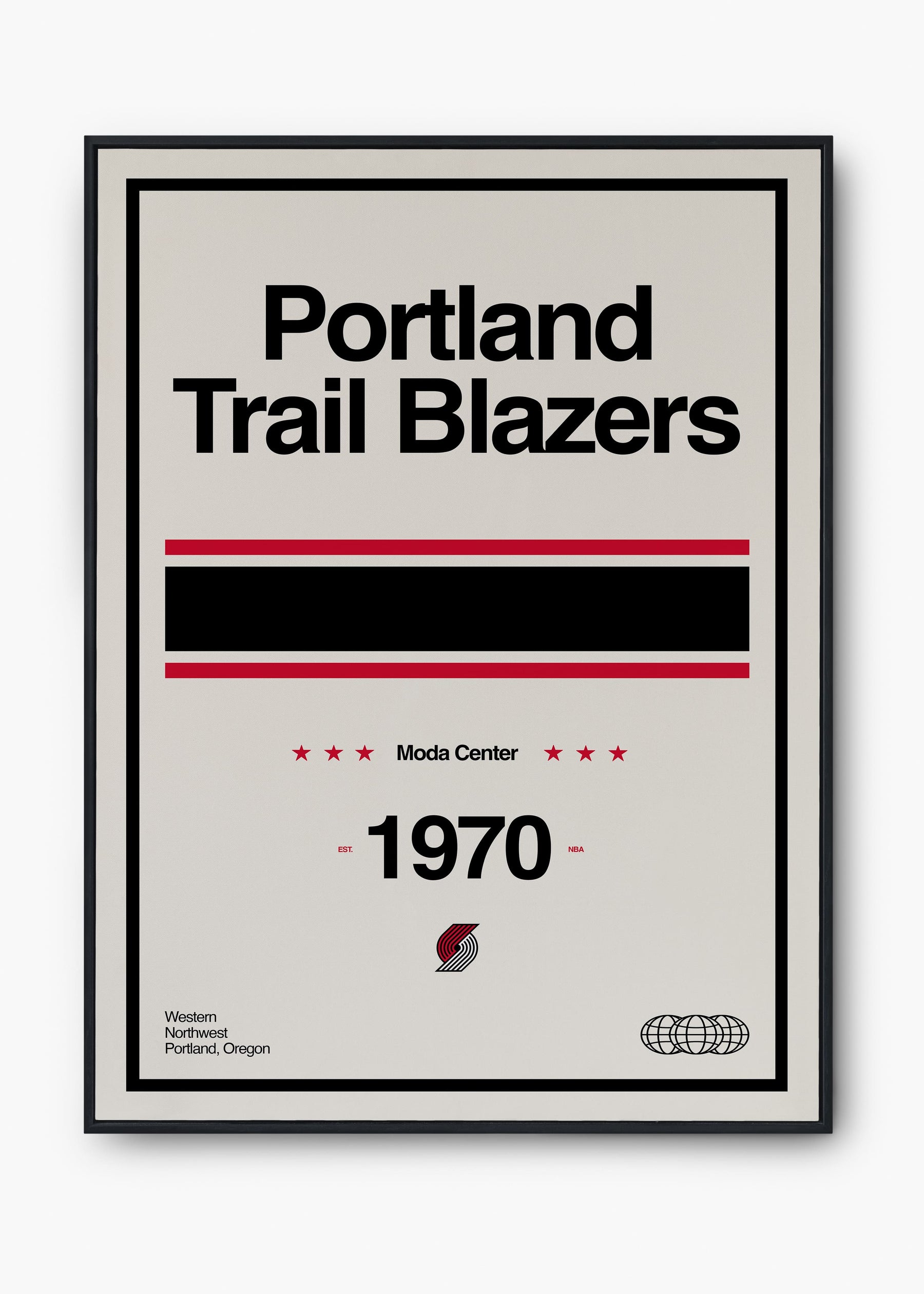Quadro NBA Portland Trail Brazers