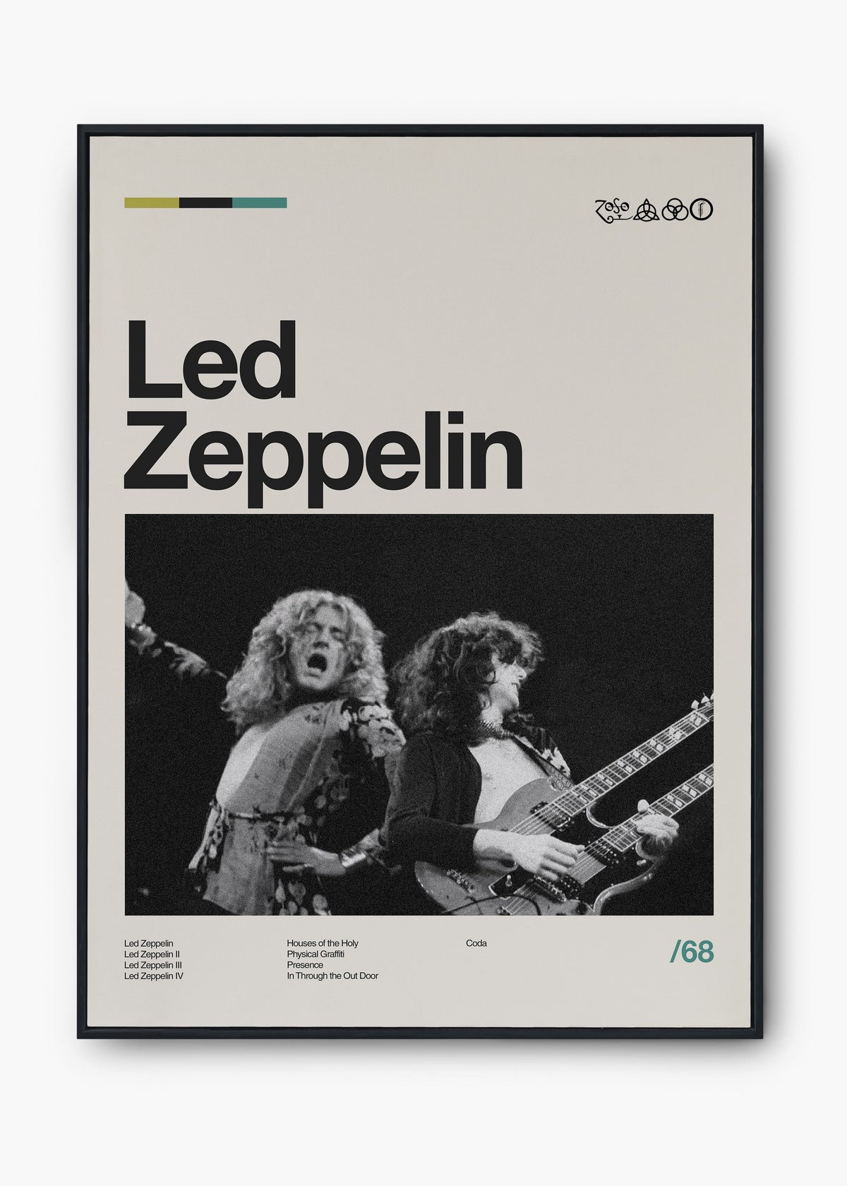 Quadro Led Zeppelin Banda