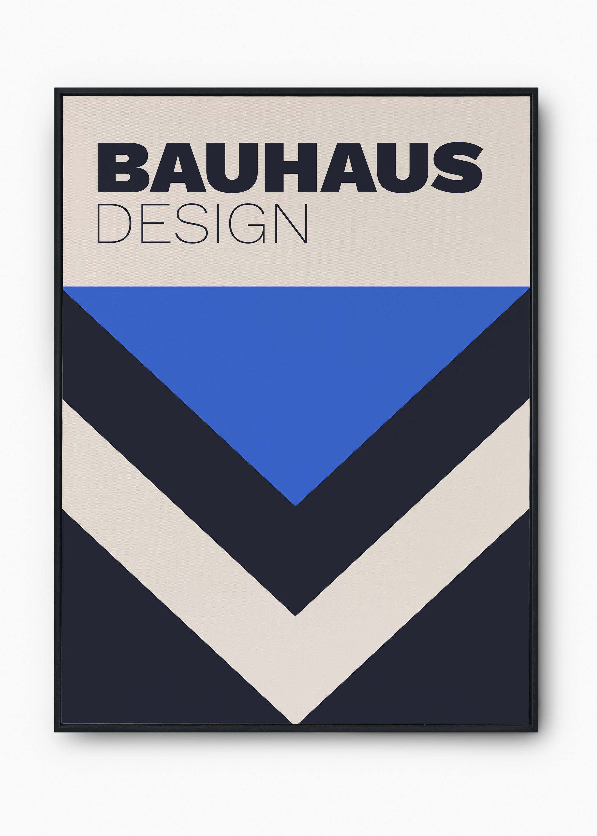 Quadro Bauhaus BlueWave - 1