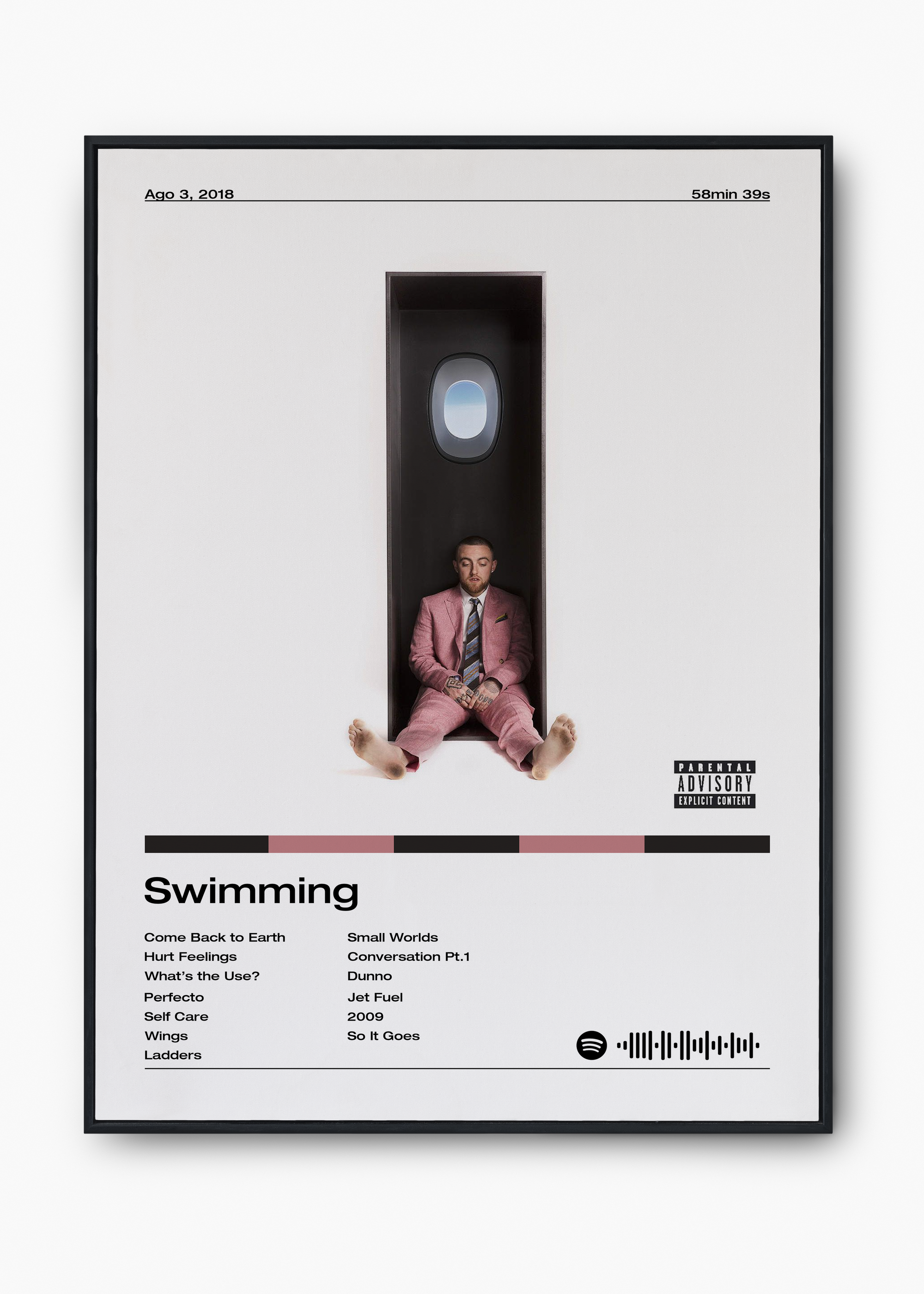 Quadro Mac Miller Swimming - 1