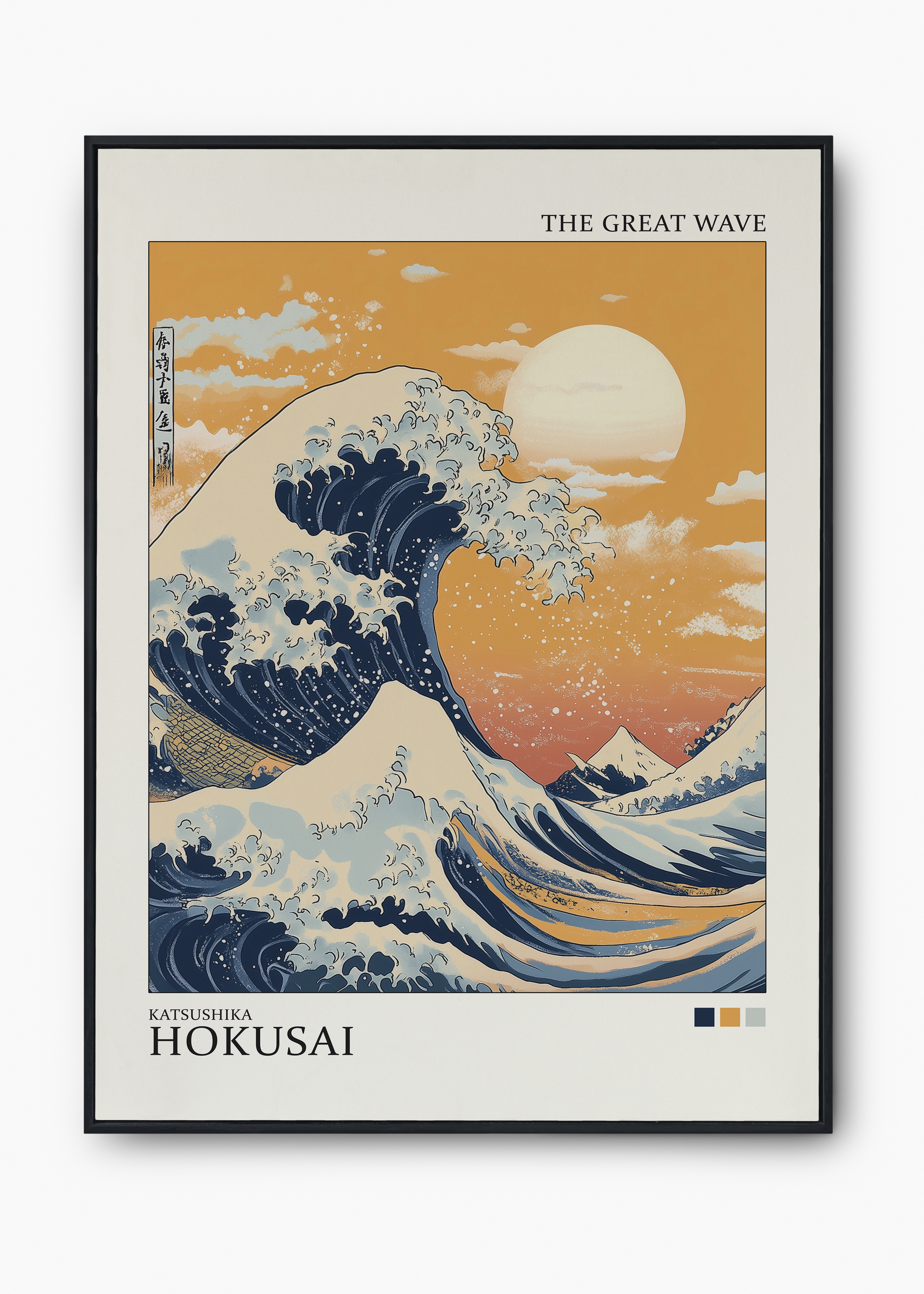 Quadro Japones Hokusai Wave - 1