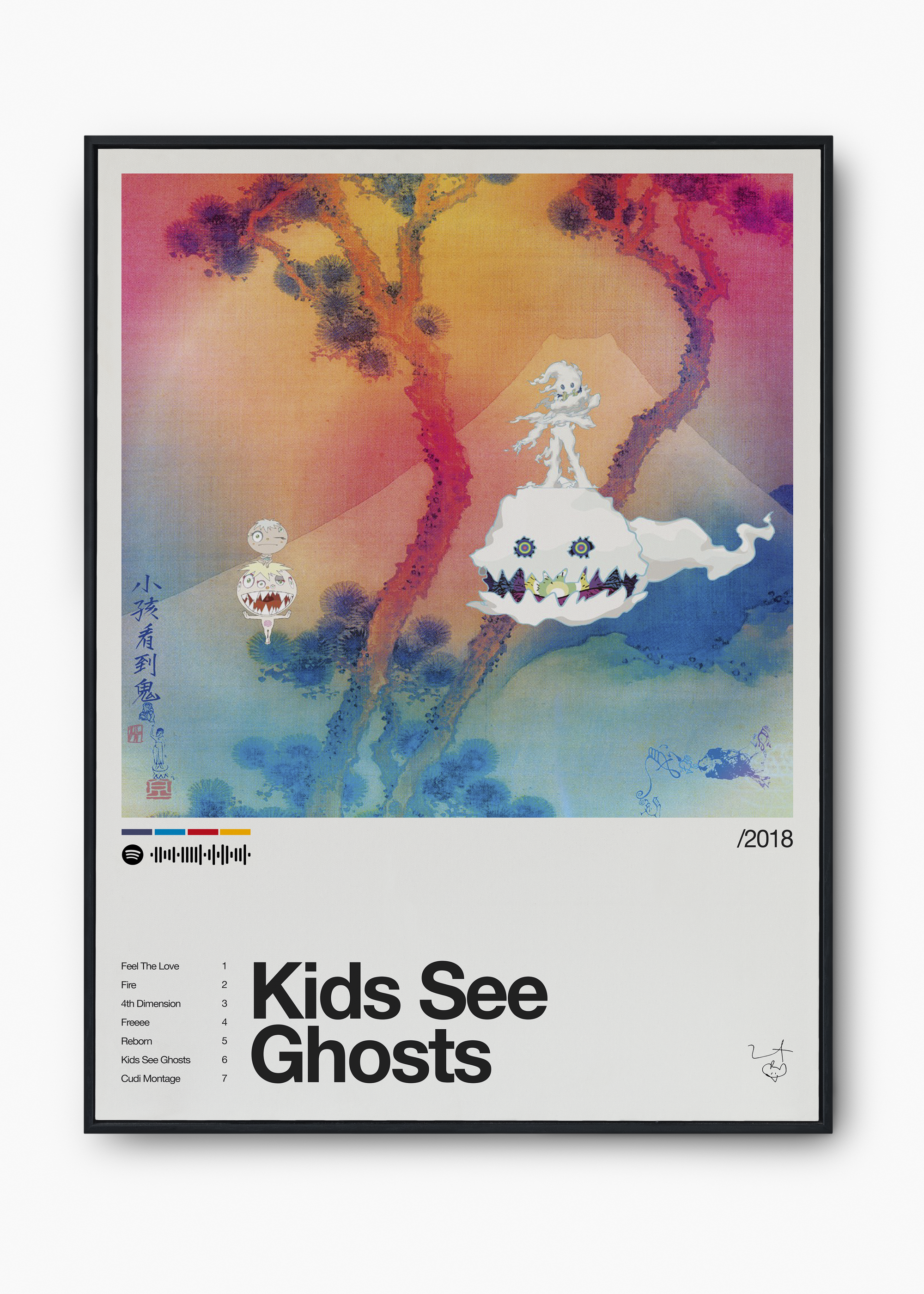 Quadro Kanye West Kids See Ghosts II - 1