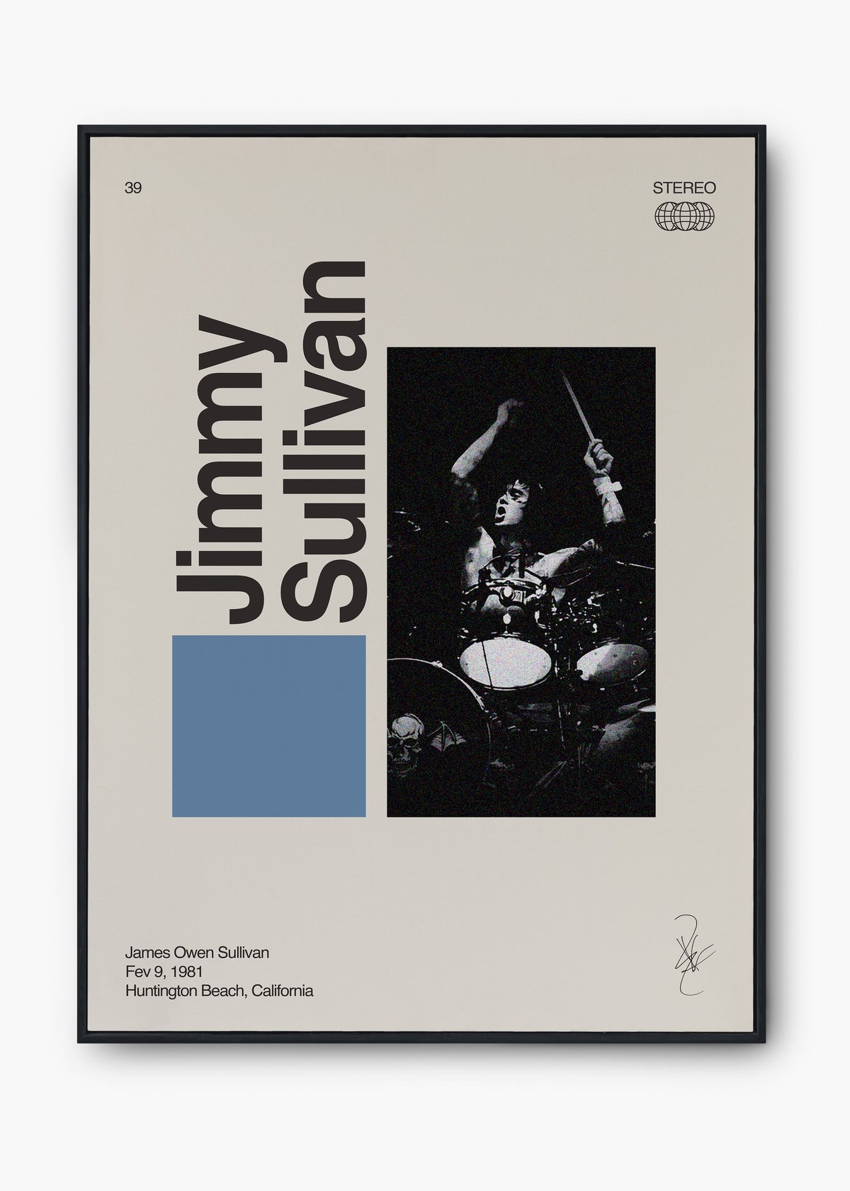 Quadro Signature Jimmy "The Rev" Sullivan
