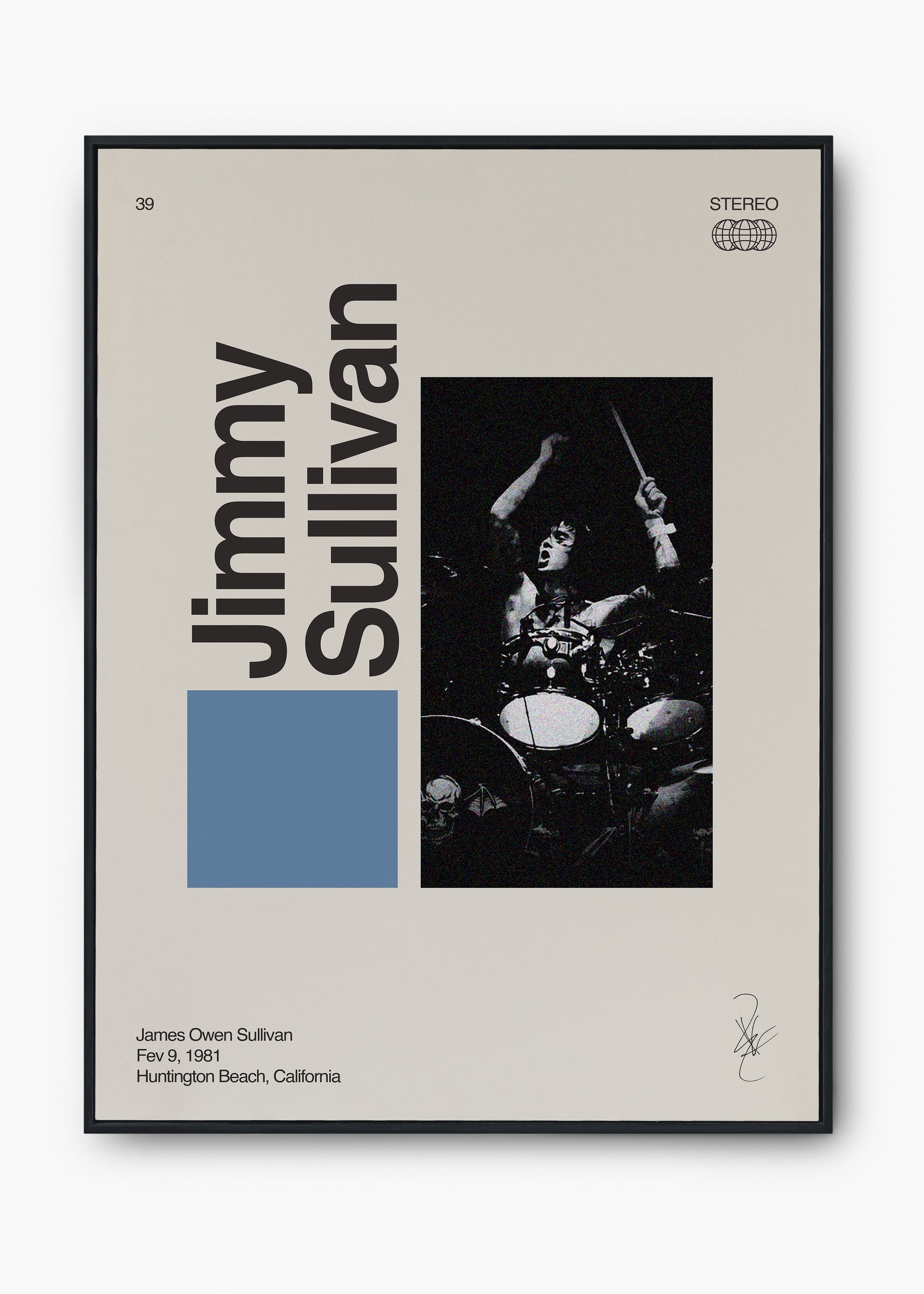 Quadro Signature Jimmy "The Rev" Sullivan