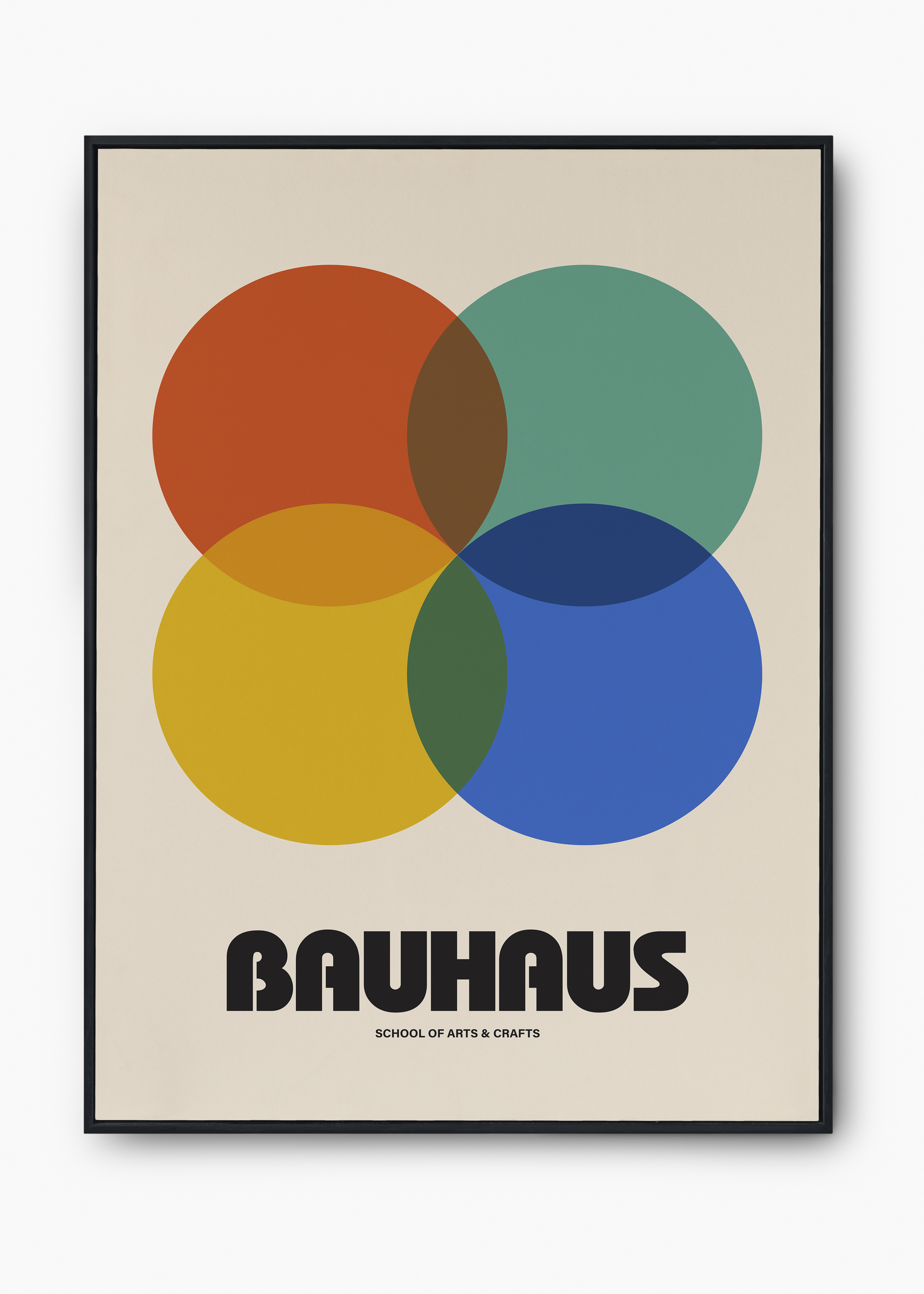 Quadro Bauhaus Color Architecture - 1