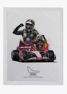 Quadro Charles Leclerc Monza 2024