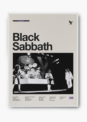 Quadro Black Label Sabbath Banda