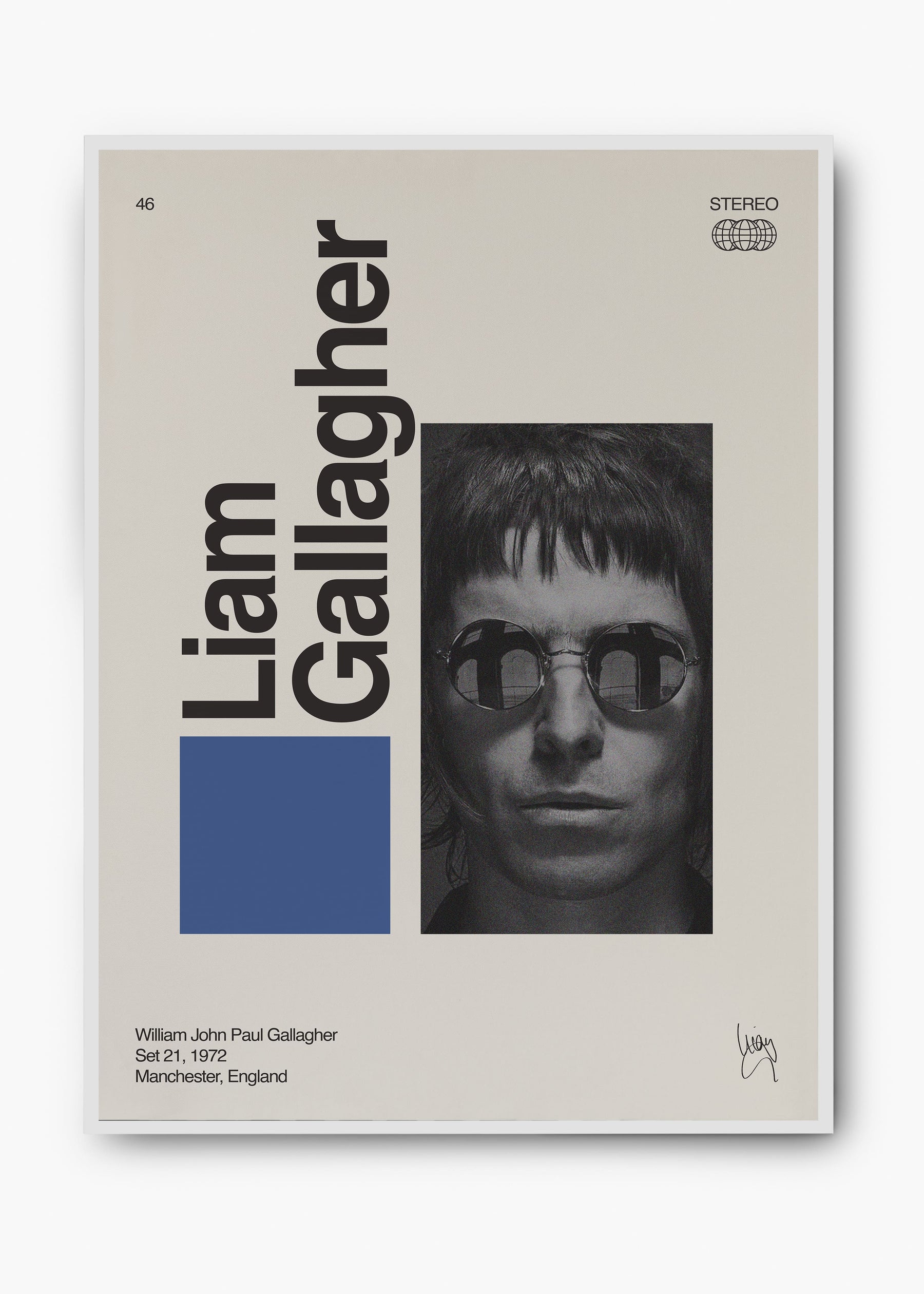 Quadro Signature Liam Gallagher